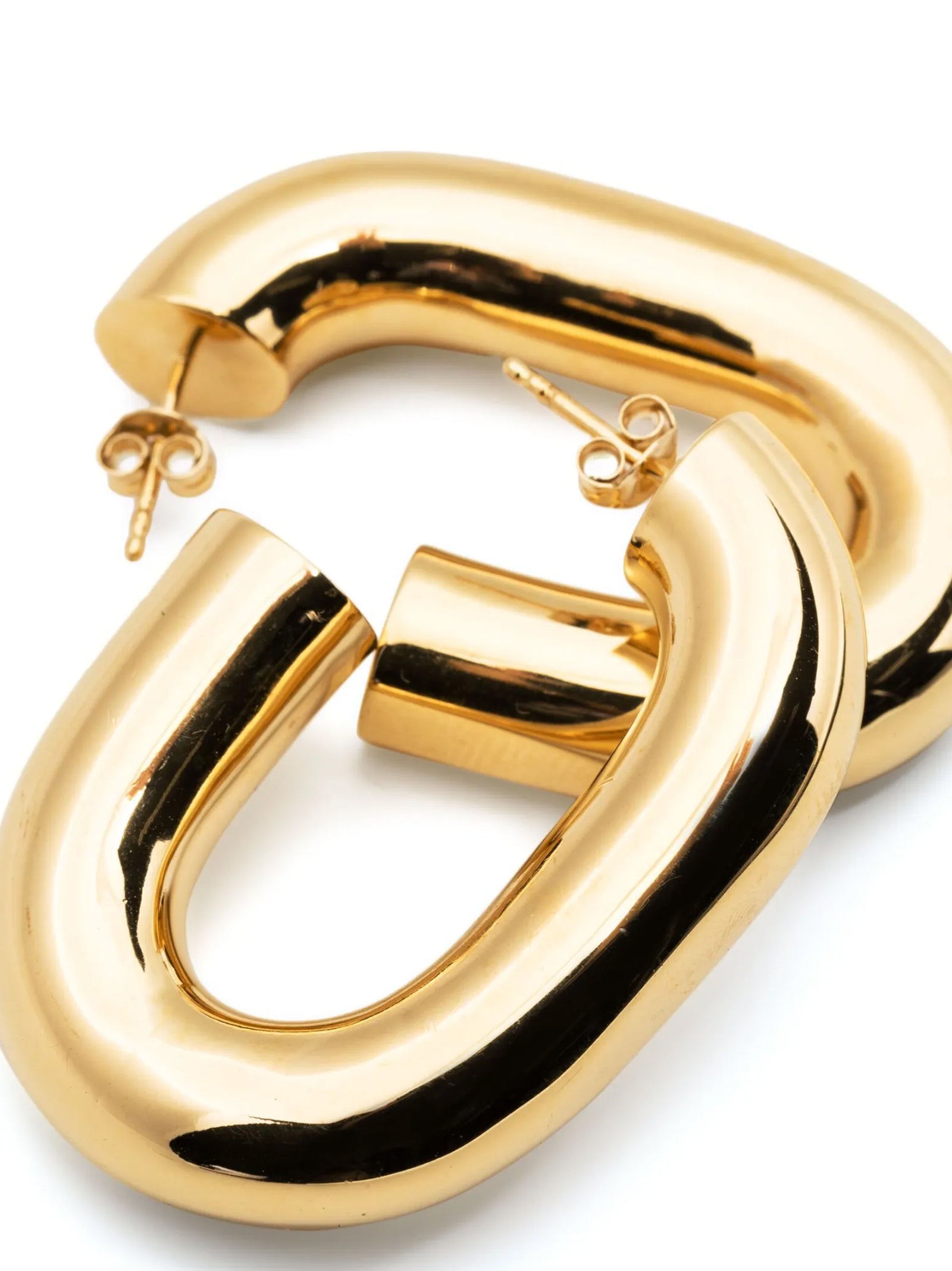 Paco Rabanne Ohrringe aus Goldmessing