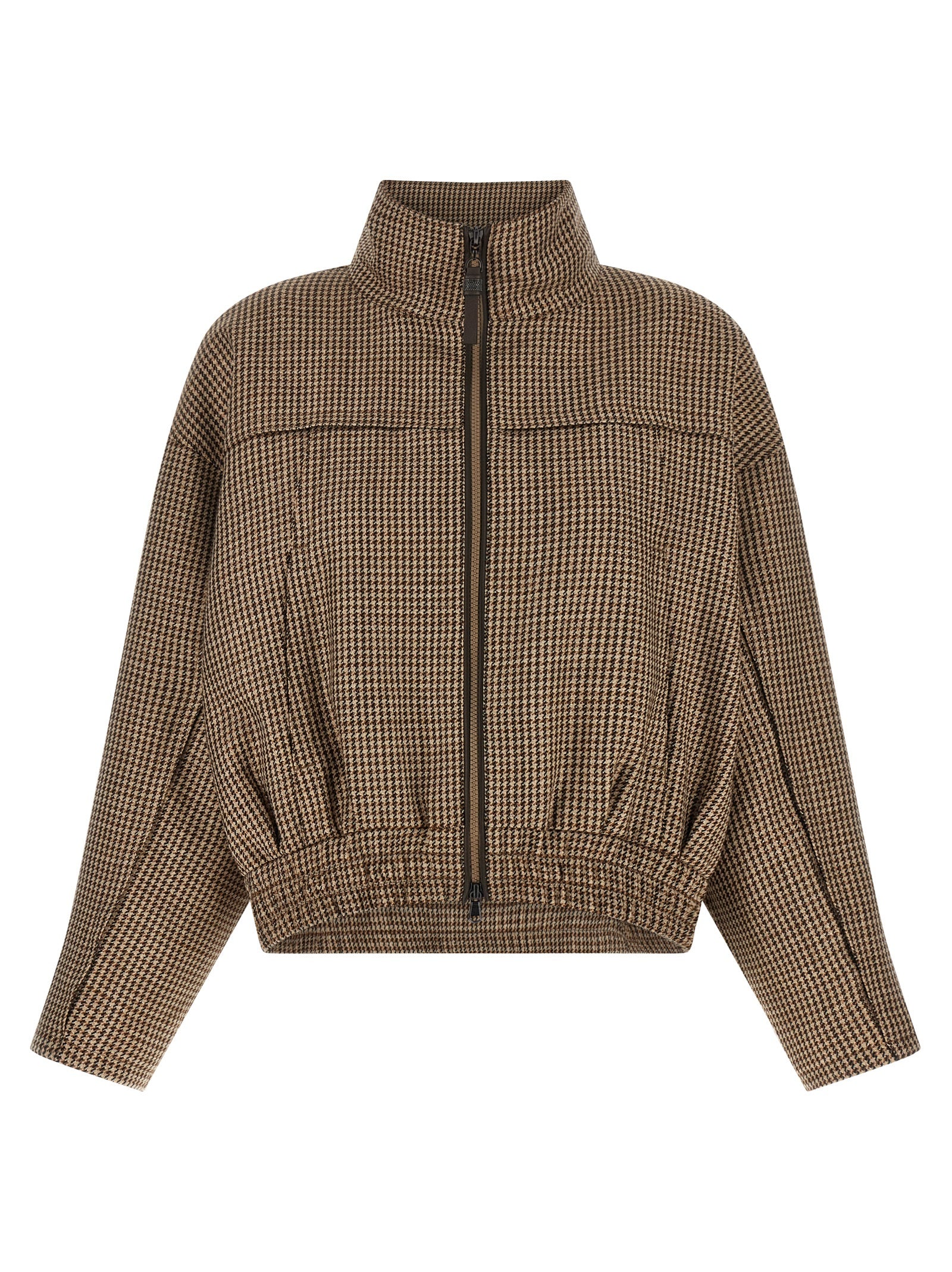 Brunello Cucinelli Brauner Jackett aus Schurwolle