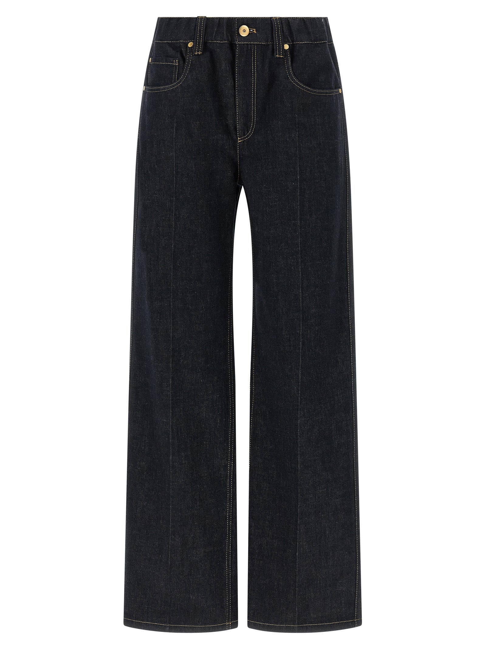 Brunello Cucinelli Blaue Baumwolljeans Denim
