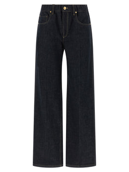 Brunello Cucinelli Blaue Baumwolljeans Denim
