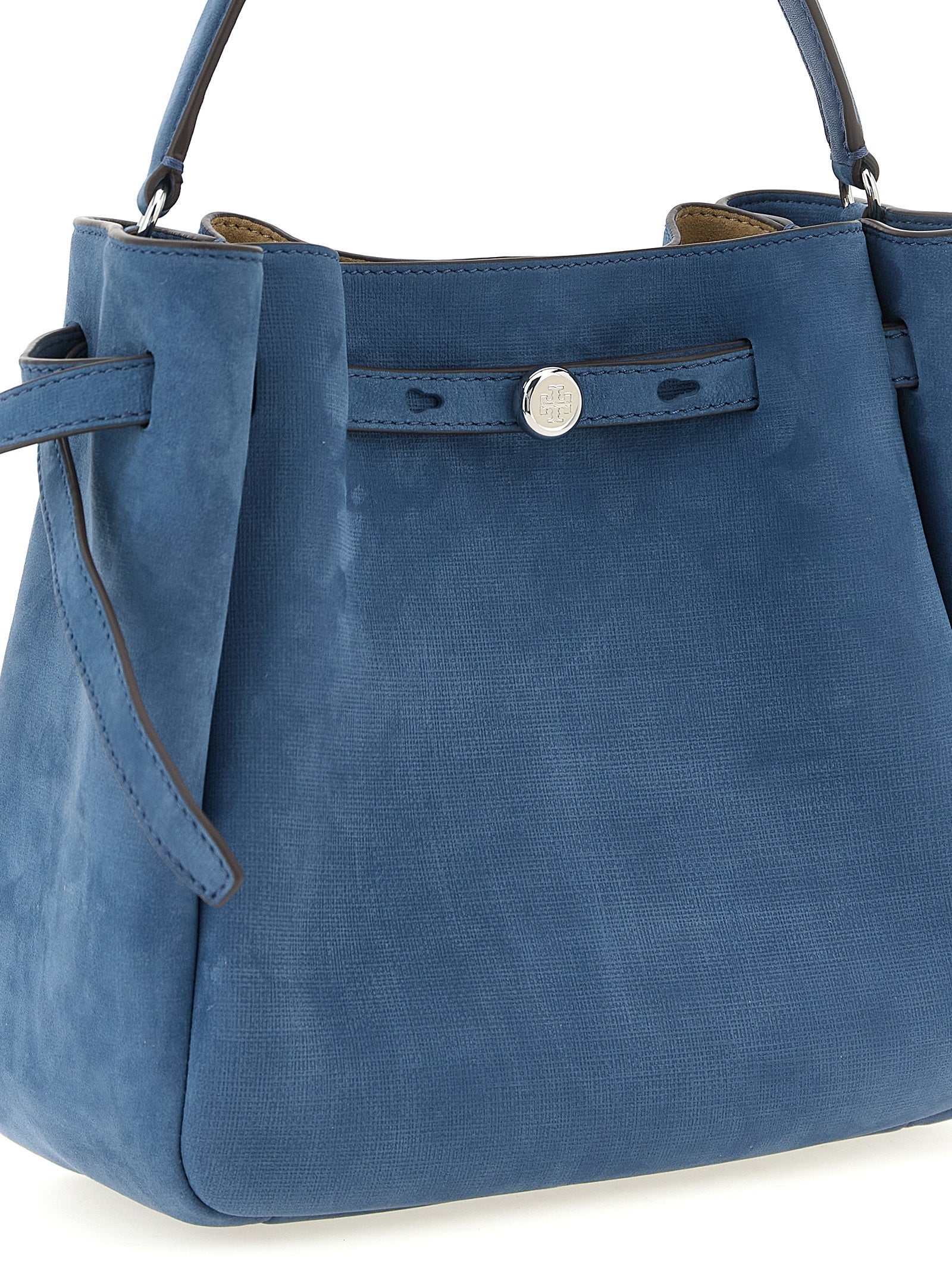 Tory Burch Handtasche aus blauem Lammleder