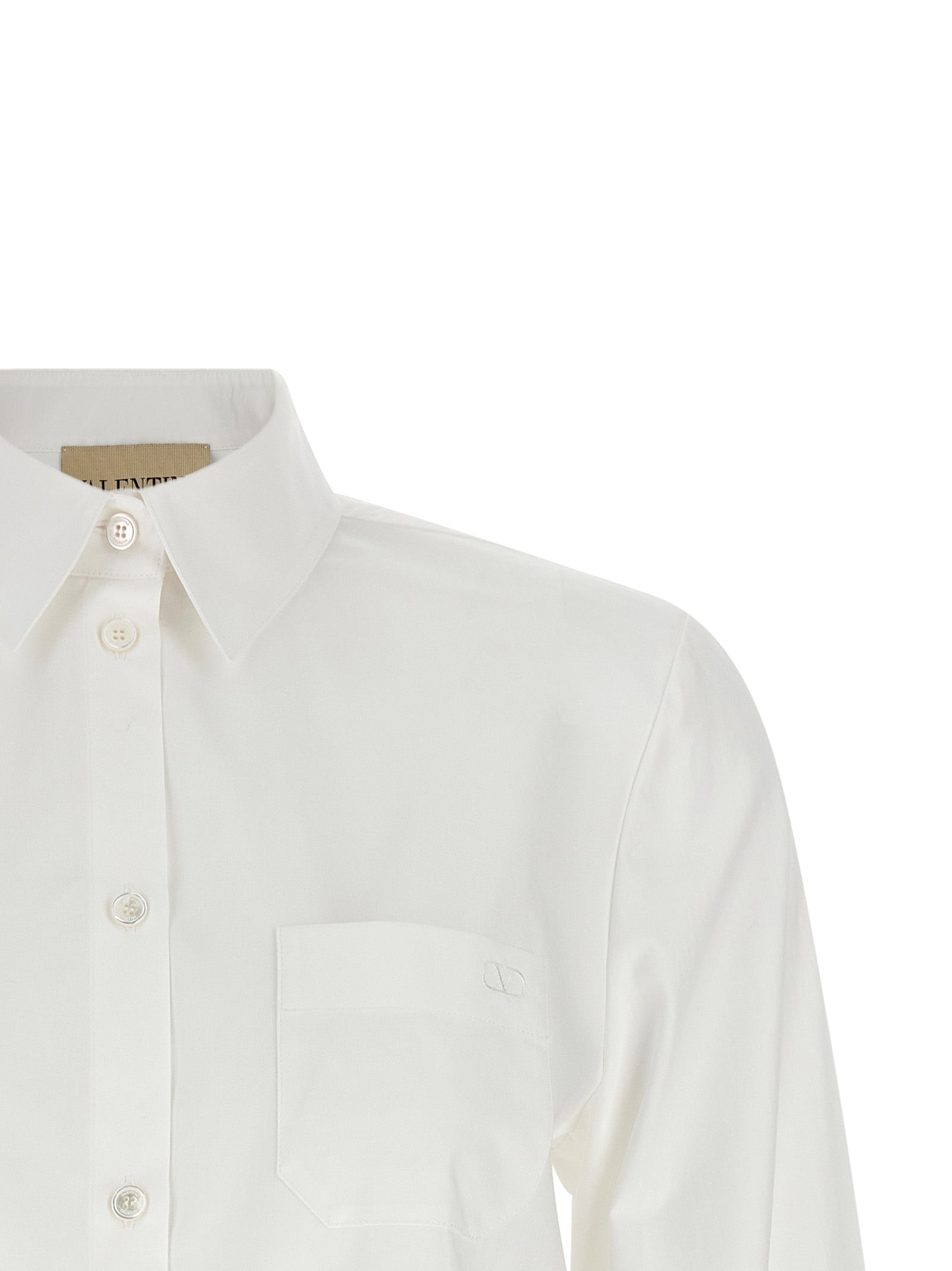 Valentino Garavani Weiße Baumwollbluse