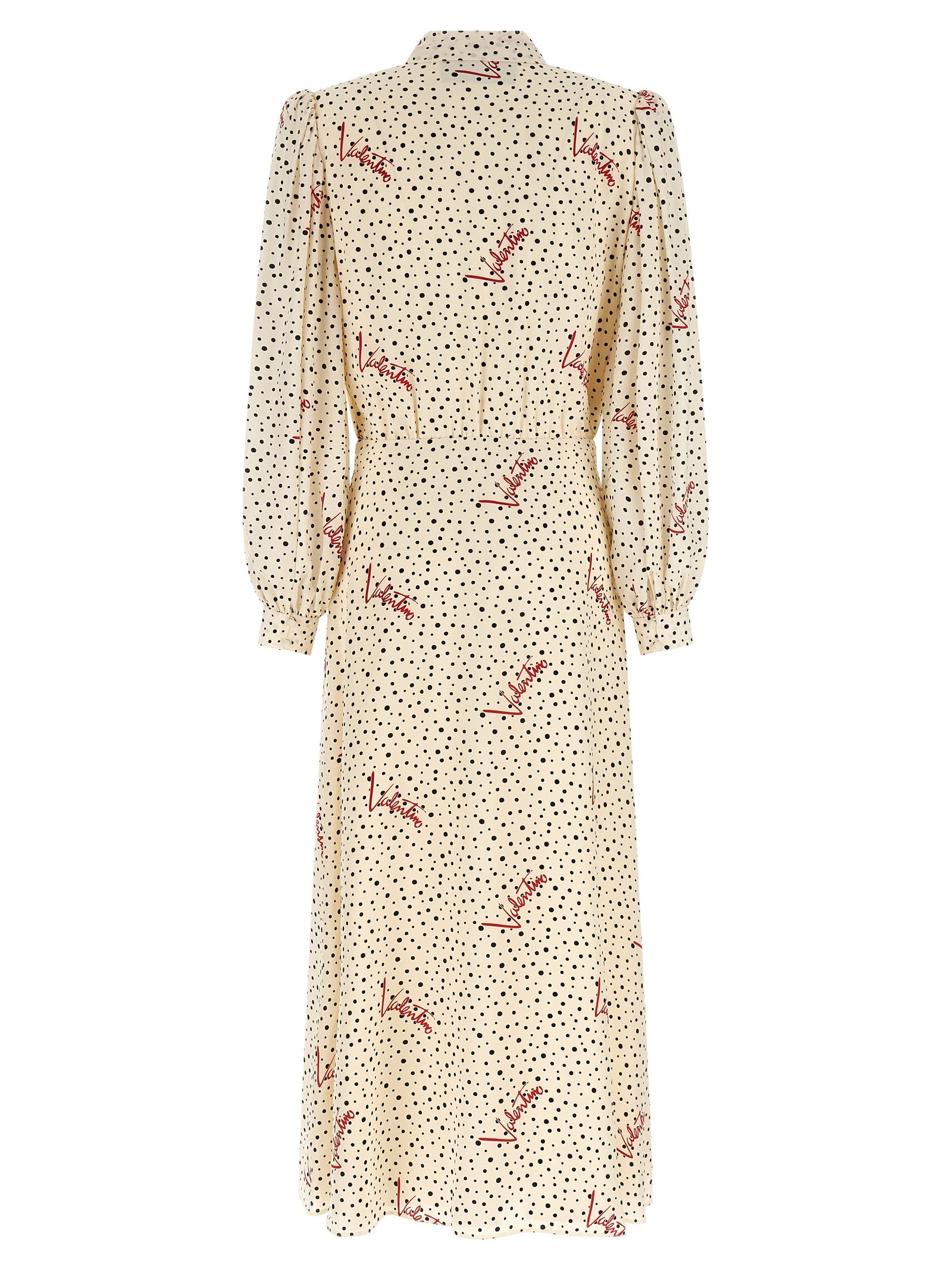 Valentino Garavani Mehrfarbiges Seiden-Midikleid