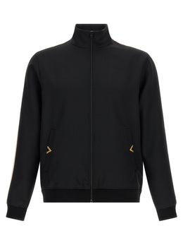 Valentino Garavani Schwarzer Polyester-Sweatshirt
