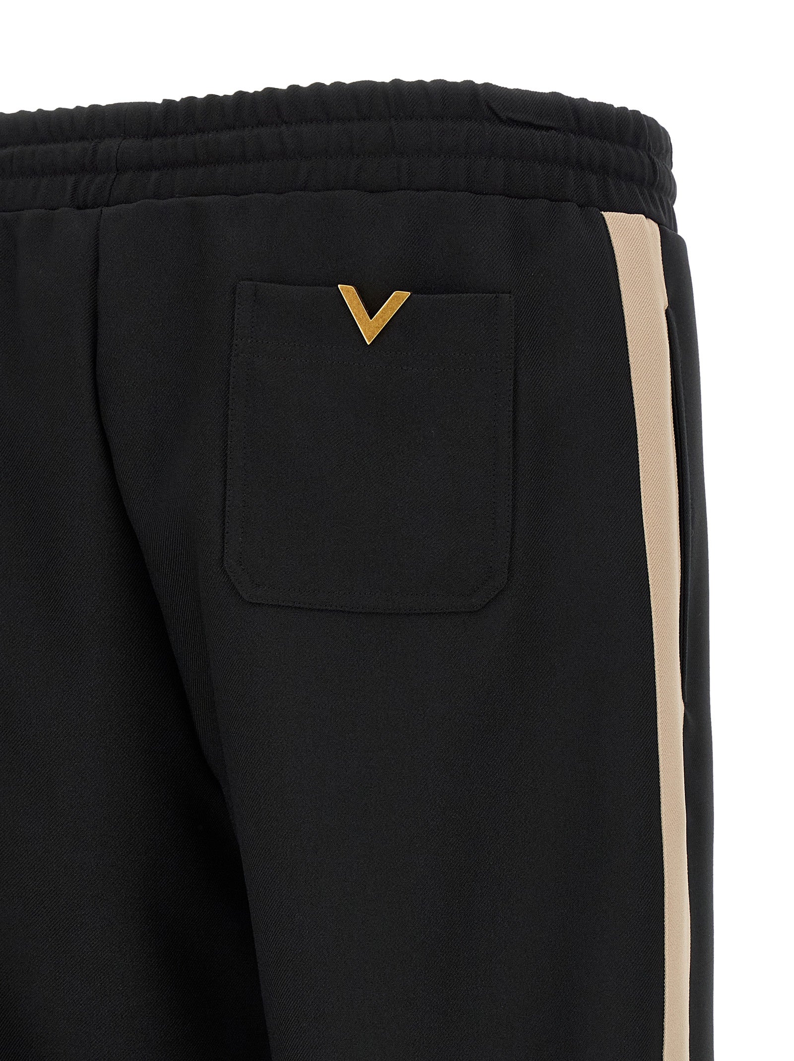 Valentino Garavani Schwarze Polyester-Sporthose