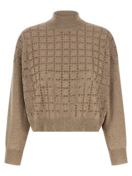 Brunello Cucinelli Beige Cashmere Cardigan