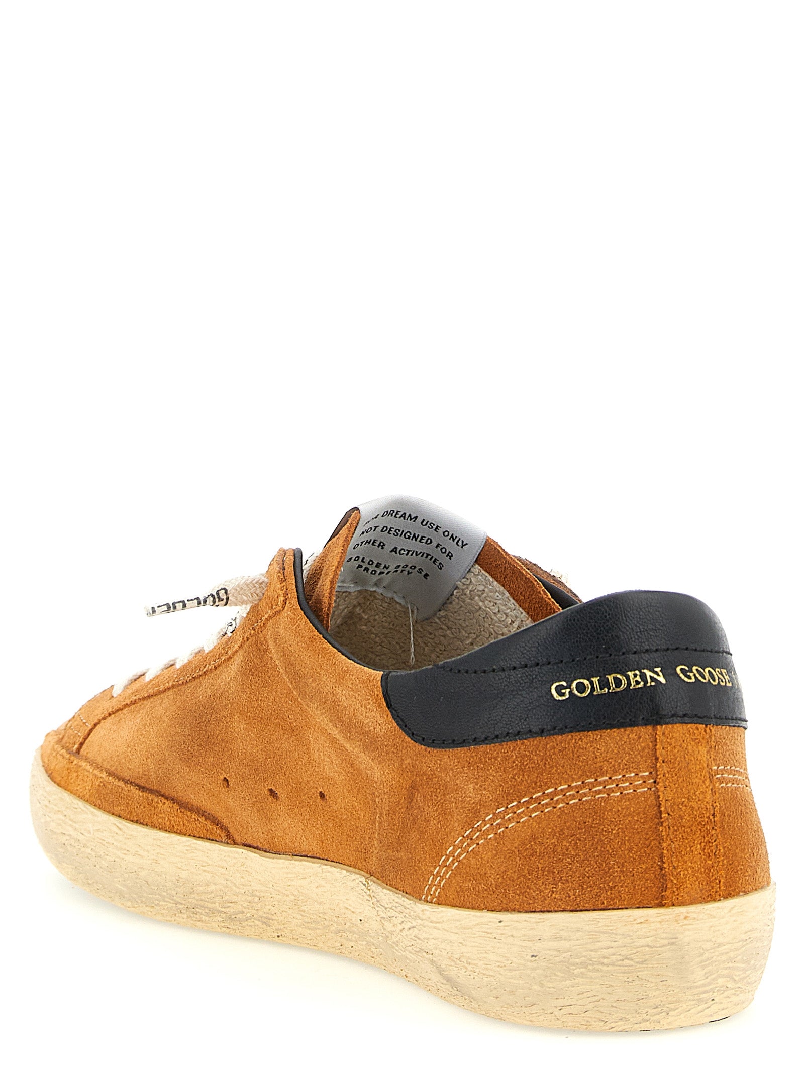 Golden Goose Sneakers aus orangefarbenem Rindsleder