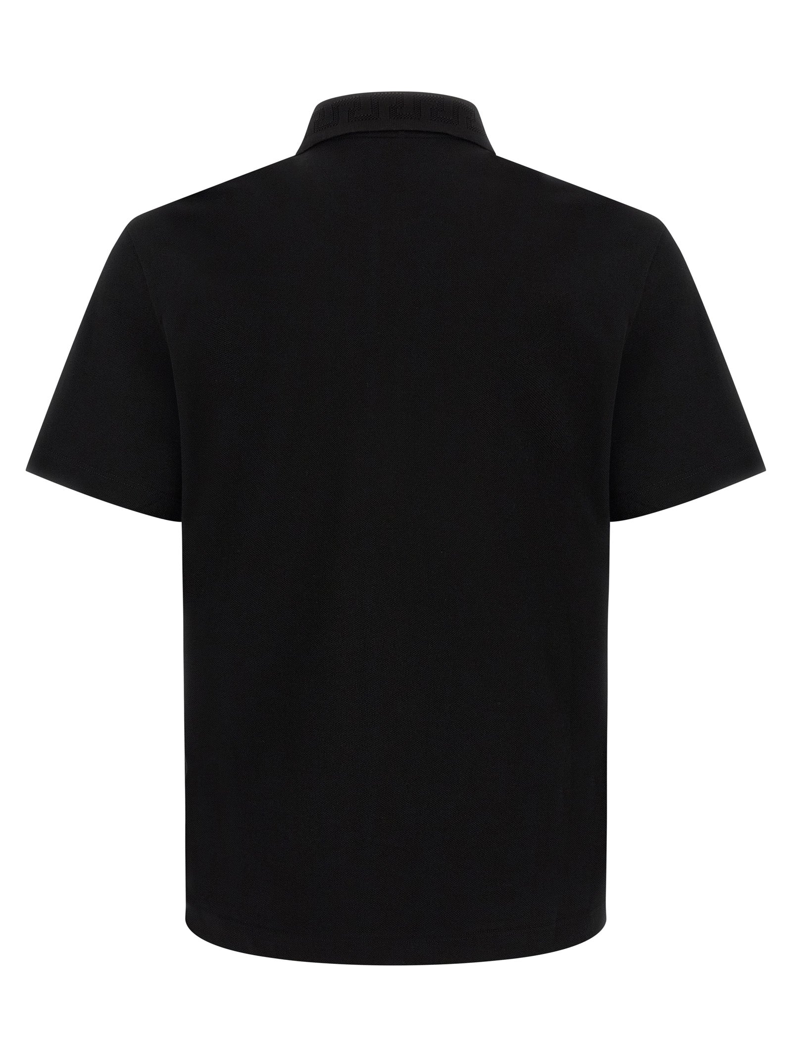 Versace Schwarzes Baumwoll-Poloshirt