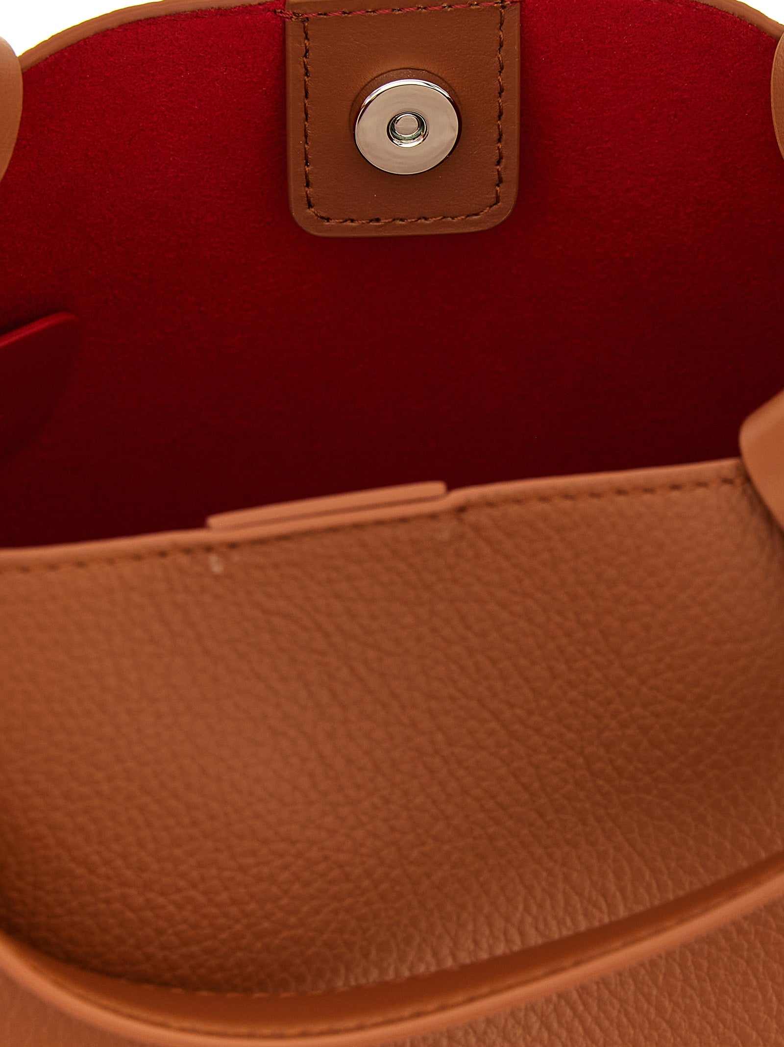 Christian Louboutin Braune Kalbsleder-Tote Bag