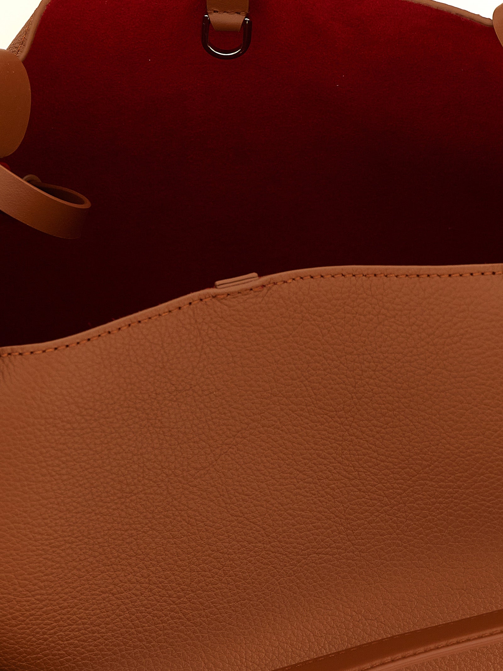 Christian Louboutin Braune Kalbsleder-Tote Bag