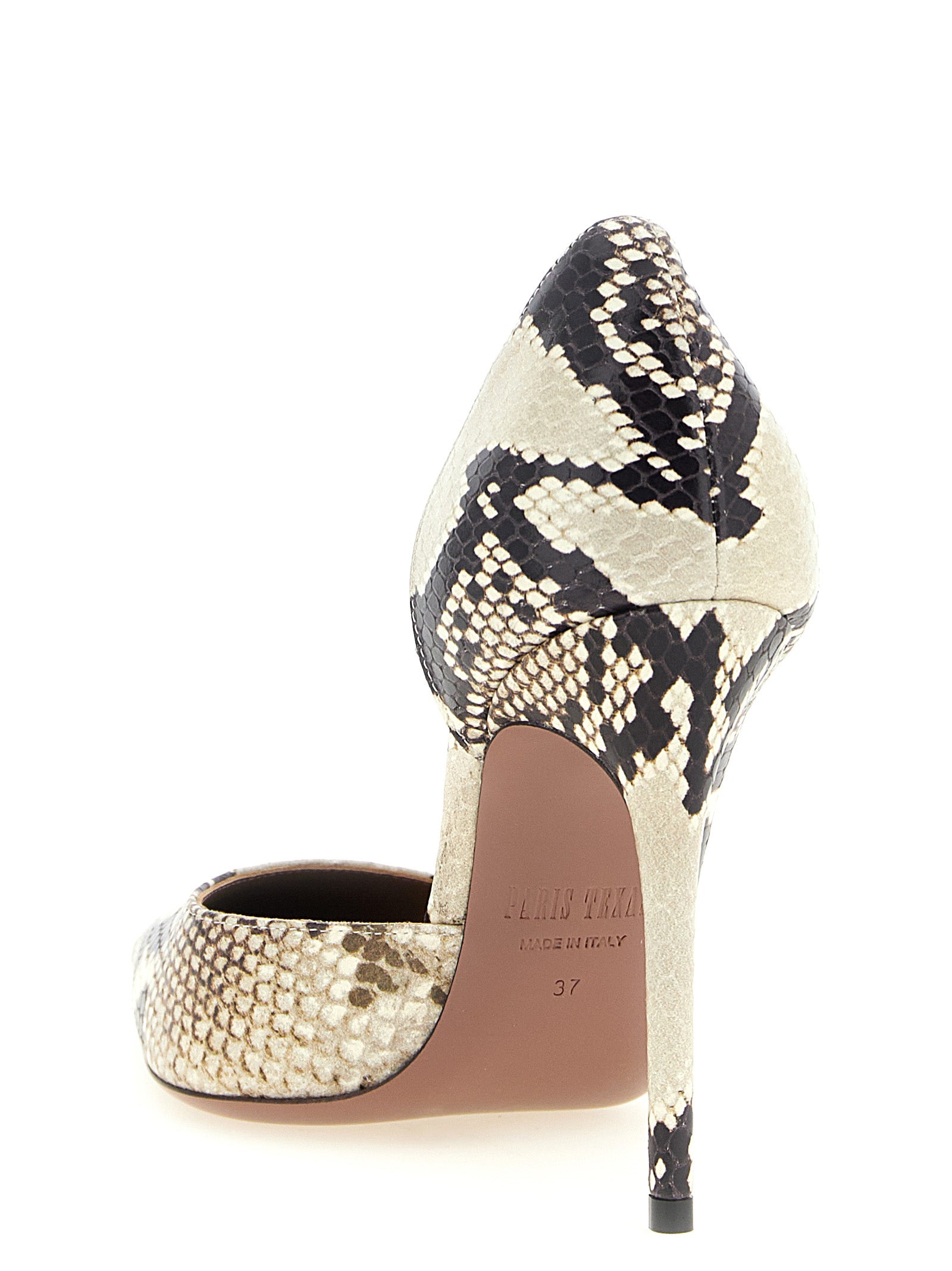 Paris Texas Beige Kalbsleder Pumps mit hohem Absatz