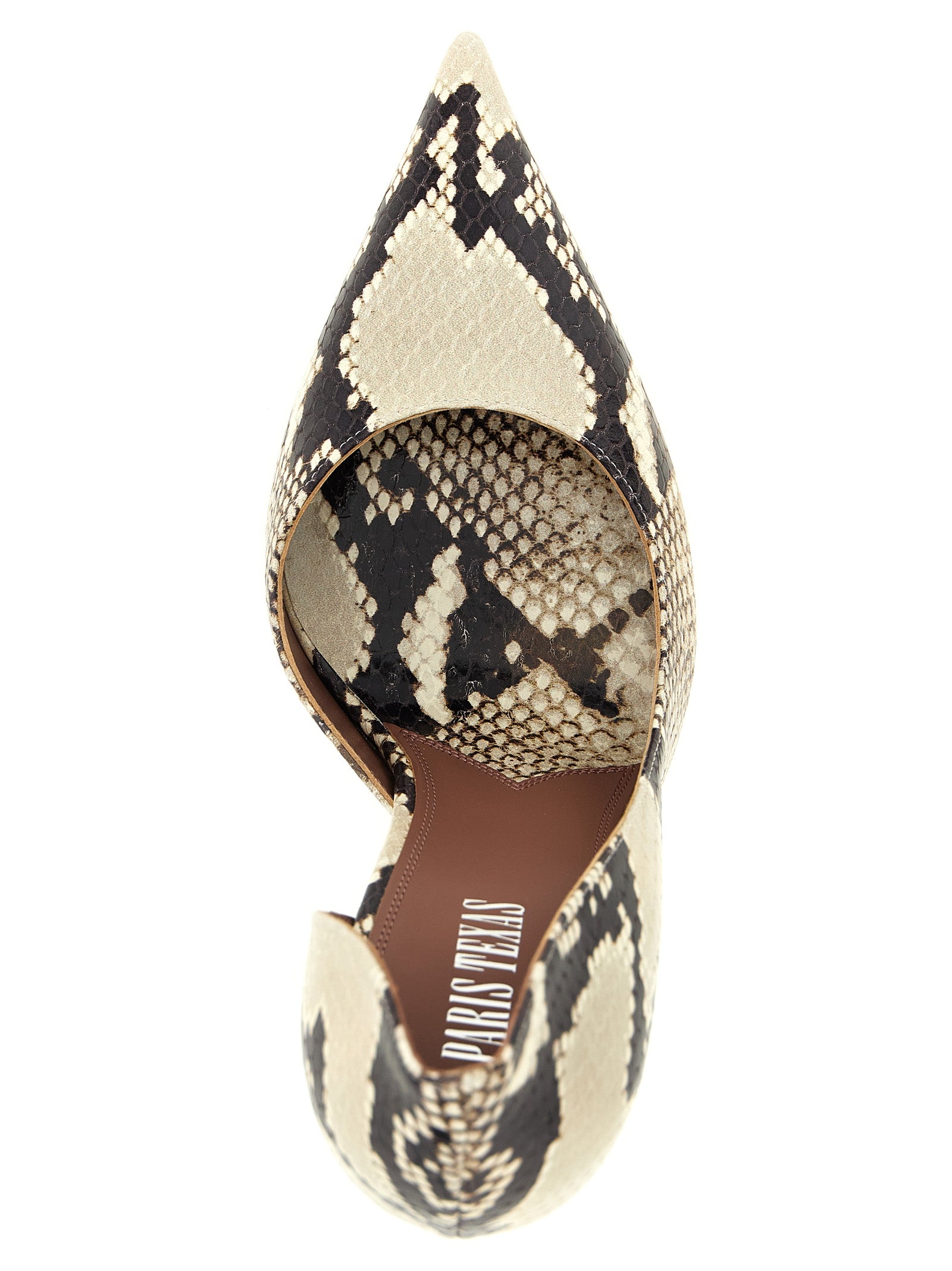 Paris Texas Beige Kalbsleder Pumps mit hohem Absatz