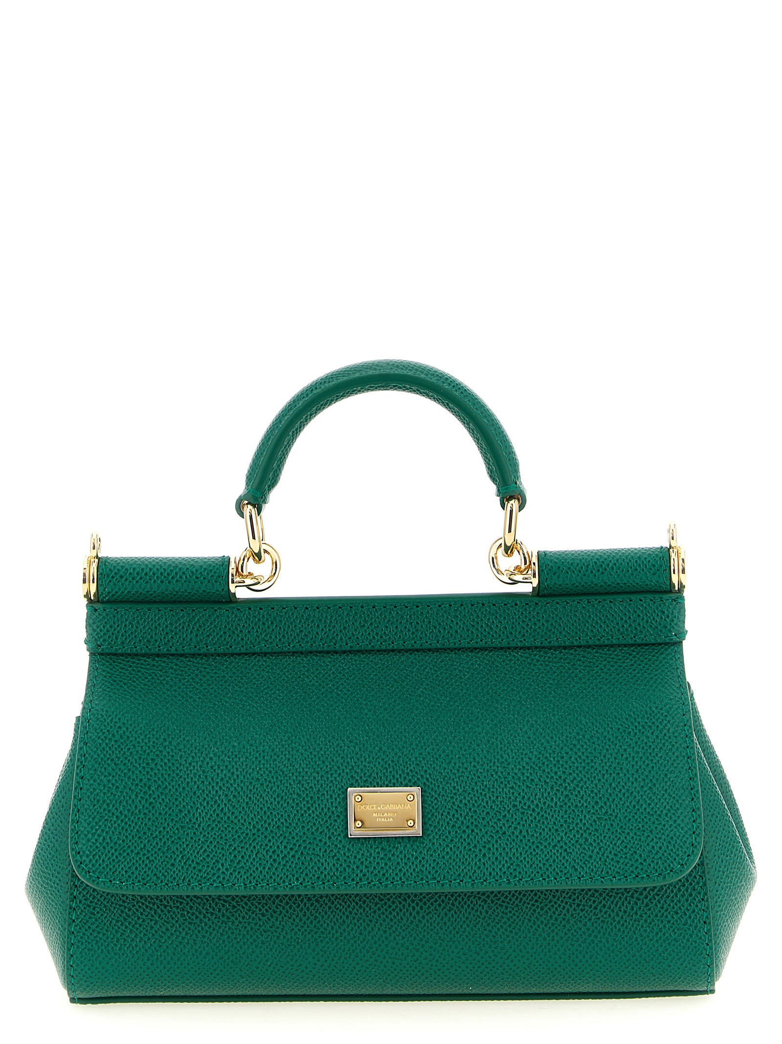 Dolce & Gabbana Zweifarbige Kalbsleder-Handtasche