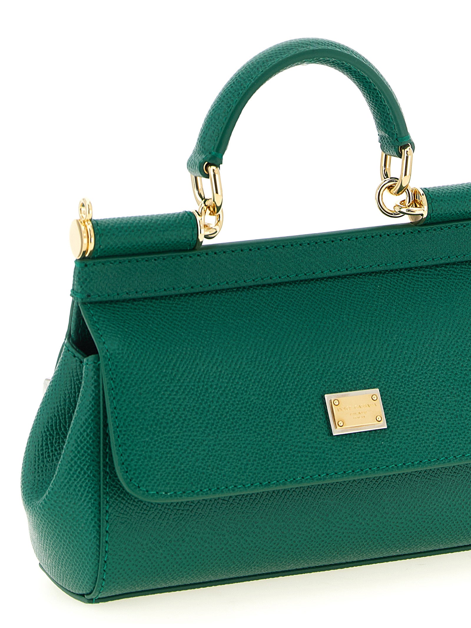 Dolce & Gabbana Zweifarbige Kalbsleder-Handtasche