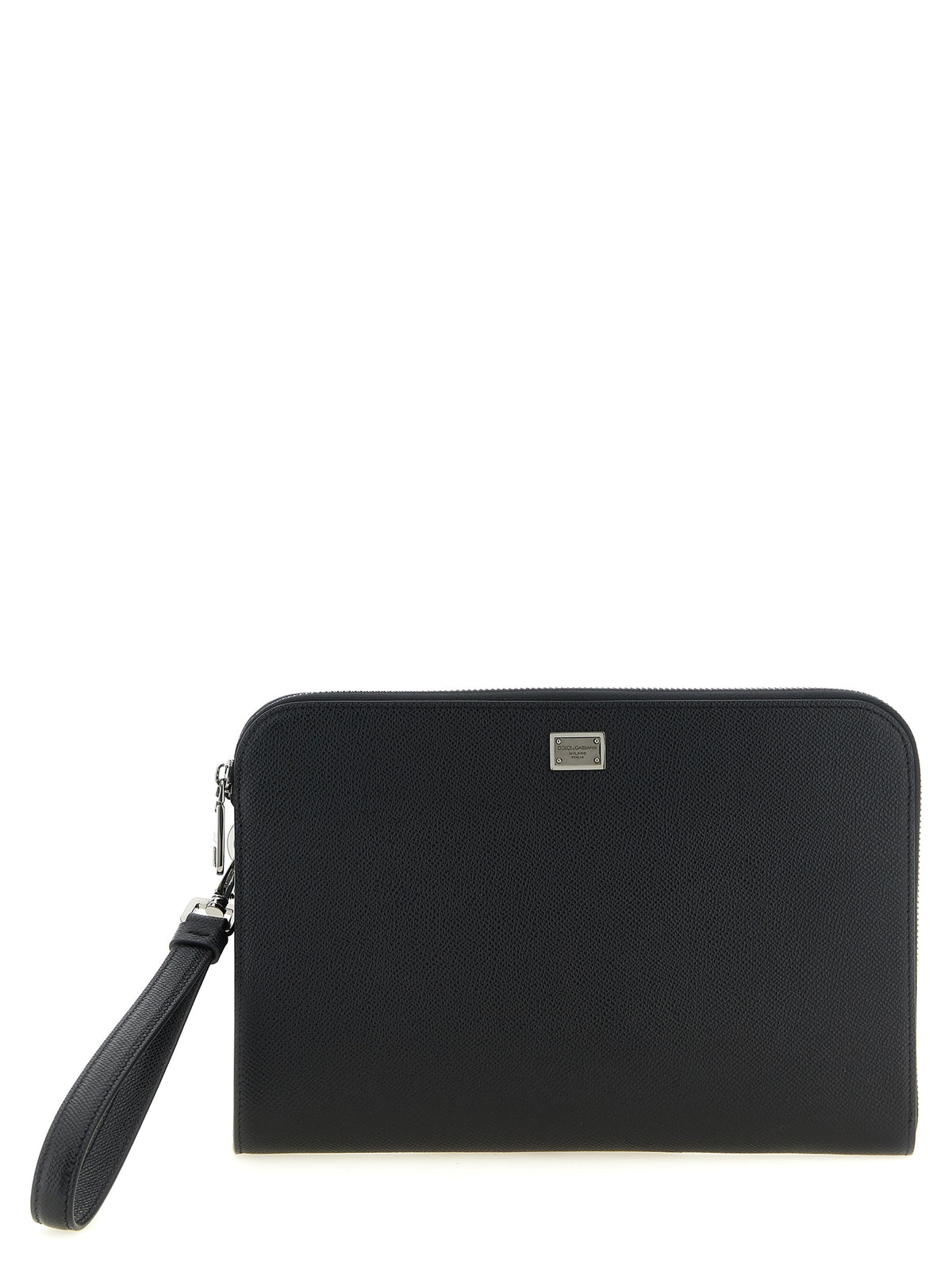 Dolce & Gabbana Schwarze Kalbsleder-Clutch