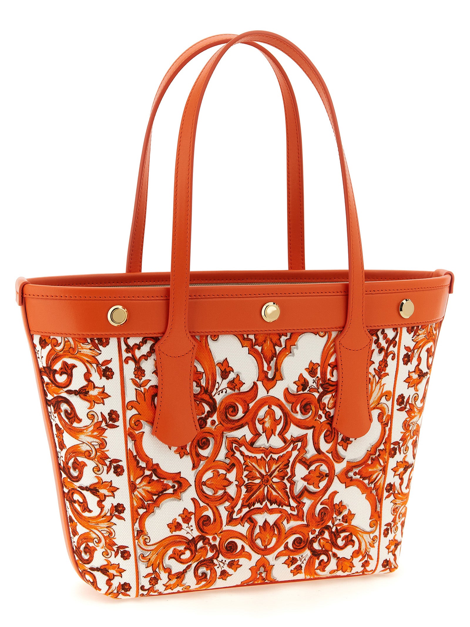 Dolce & Gabbana Orange Baumwolltasche