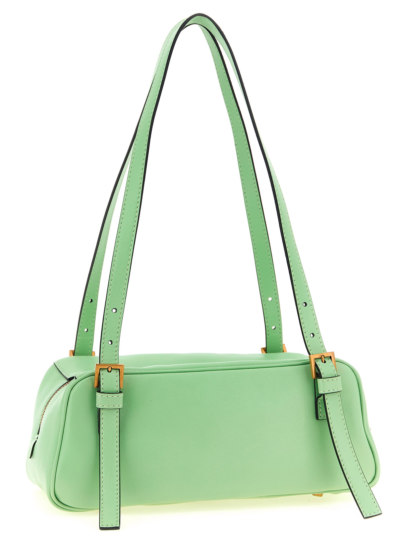 Versace Schultertasche aus zweifarbigem Lammleder