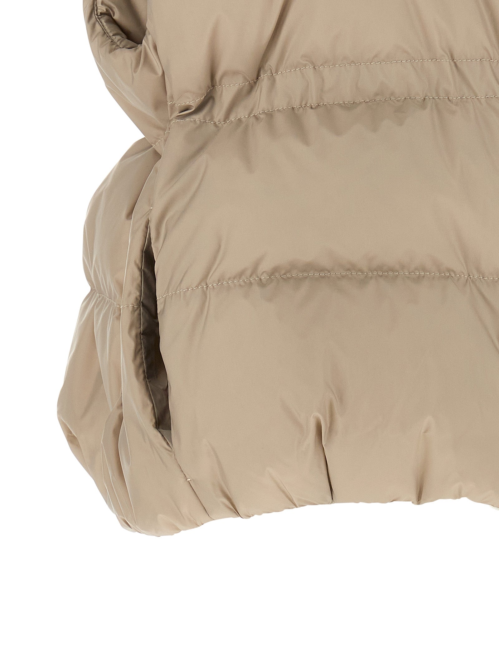 Brunello Cucinelli Graue ärmellose Polyester-Weste