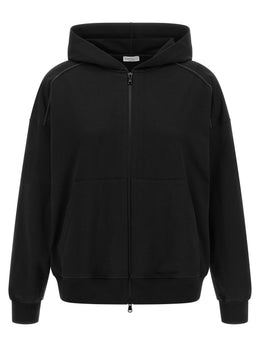 Brunello Cucinelli Schwarzer Baumwoll-Sweatshirt