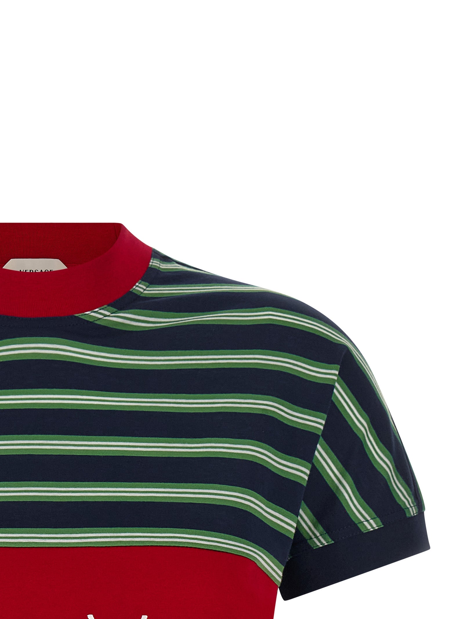 Versace Mehrfarbiges Baumwoll-T-Shirt