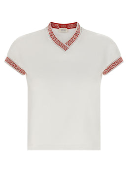 Versace Mehrfarbiges Baumwoll-T-Shirt