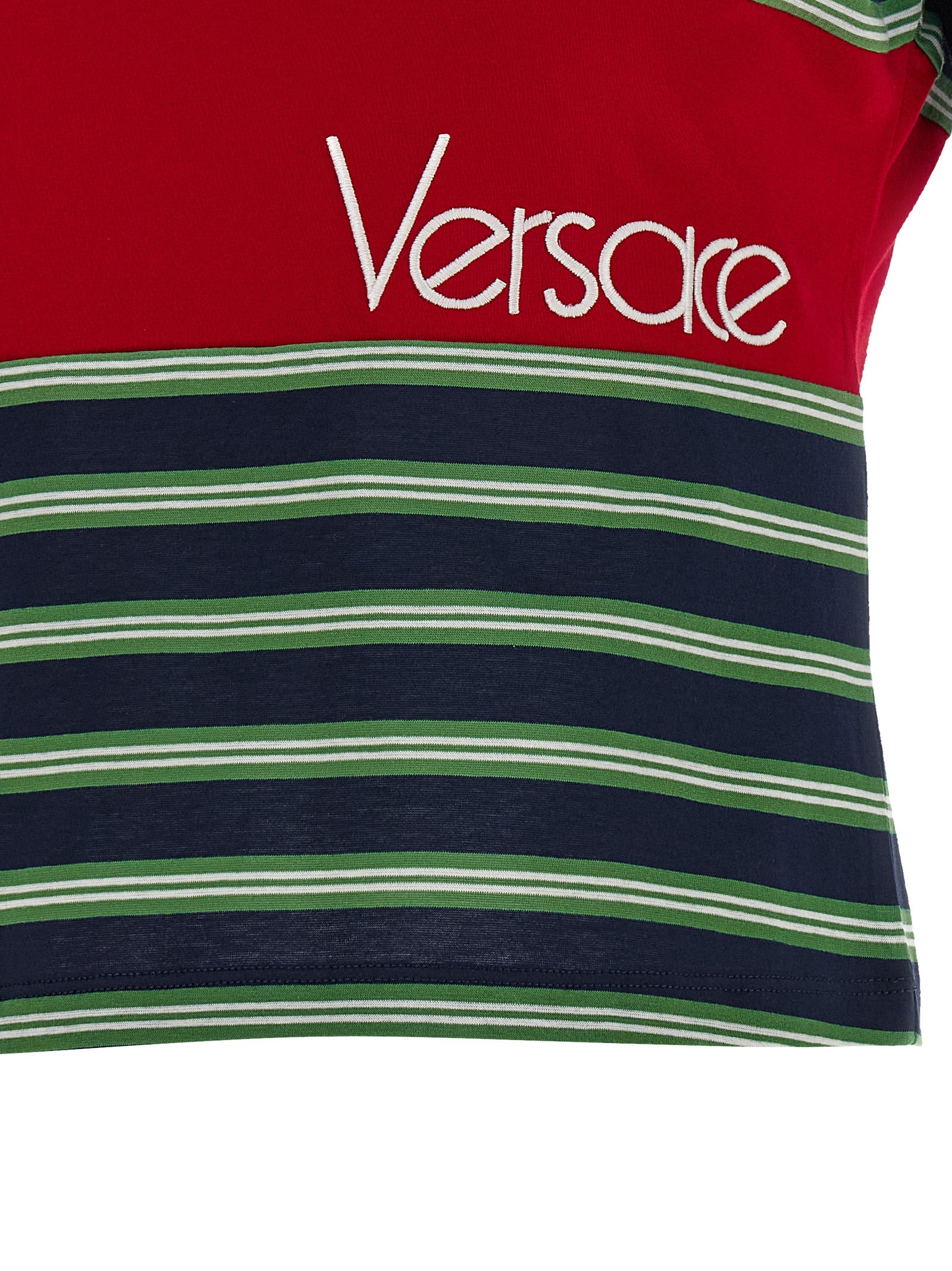 Versace Mehrfarbiges Baumwoll-T-Shirt