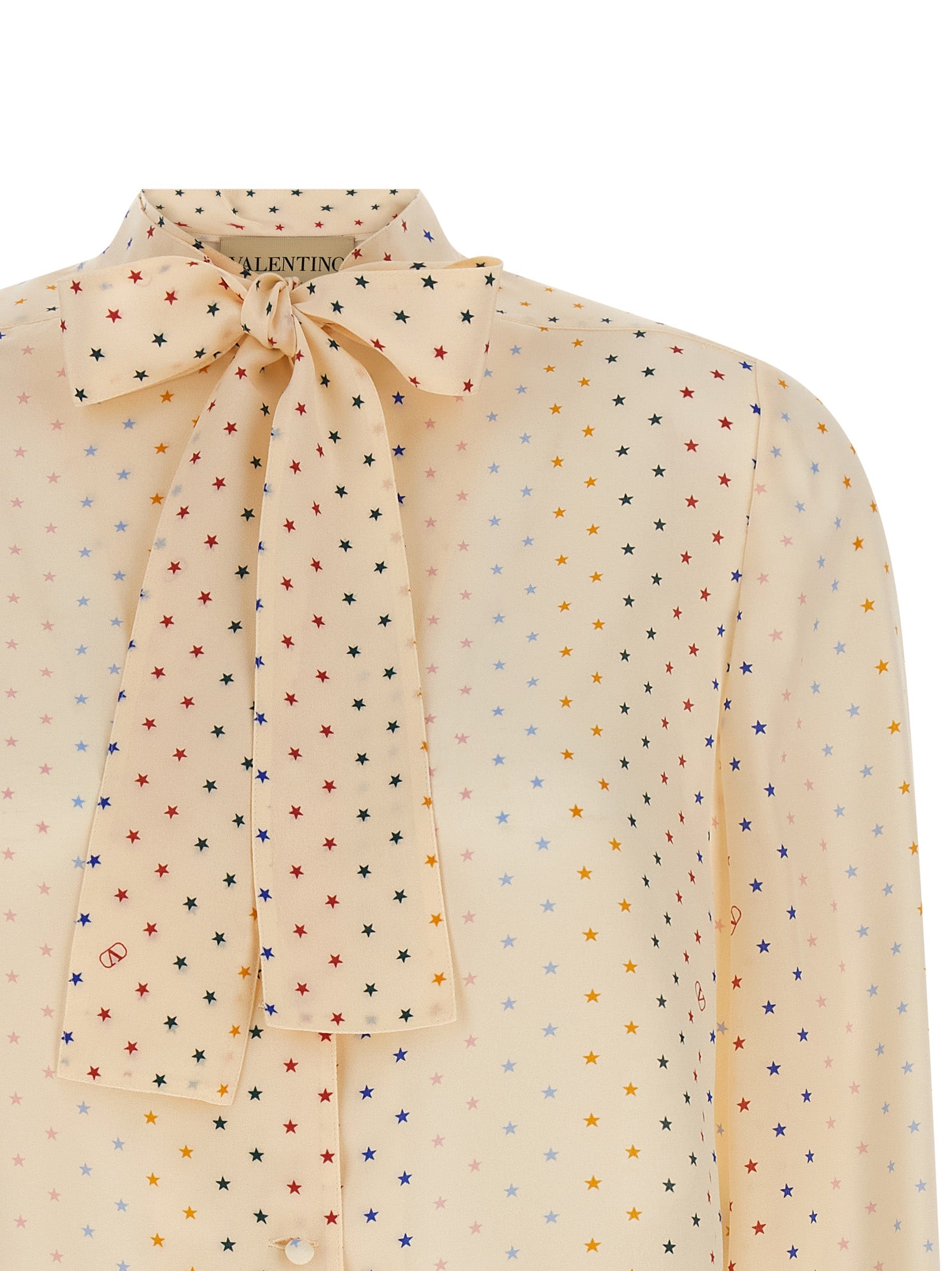 Valentino Garavani Mehrfarbige Seidenbluse