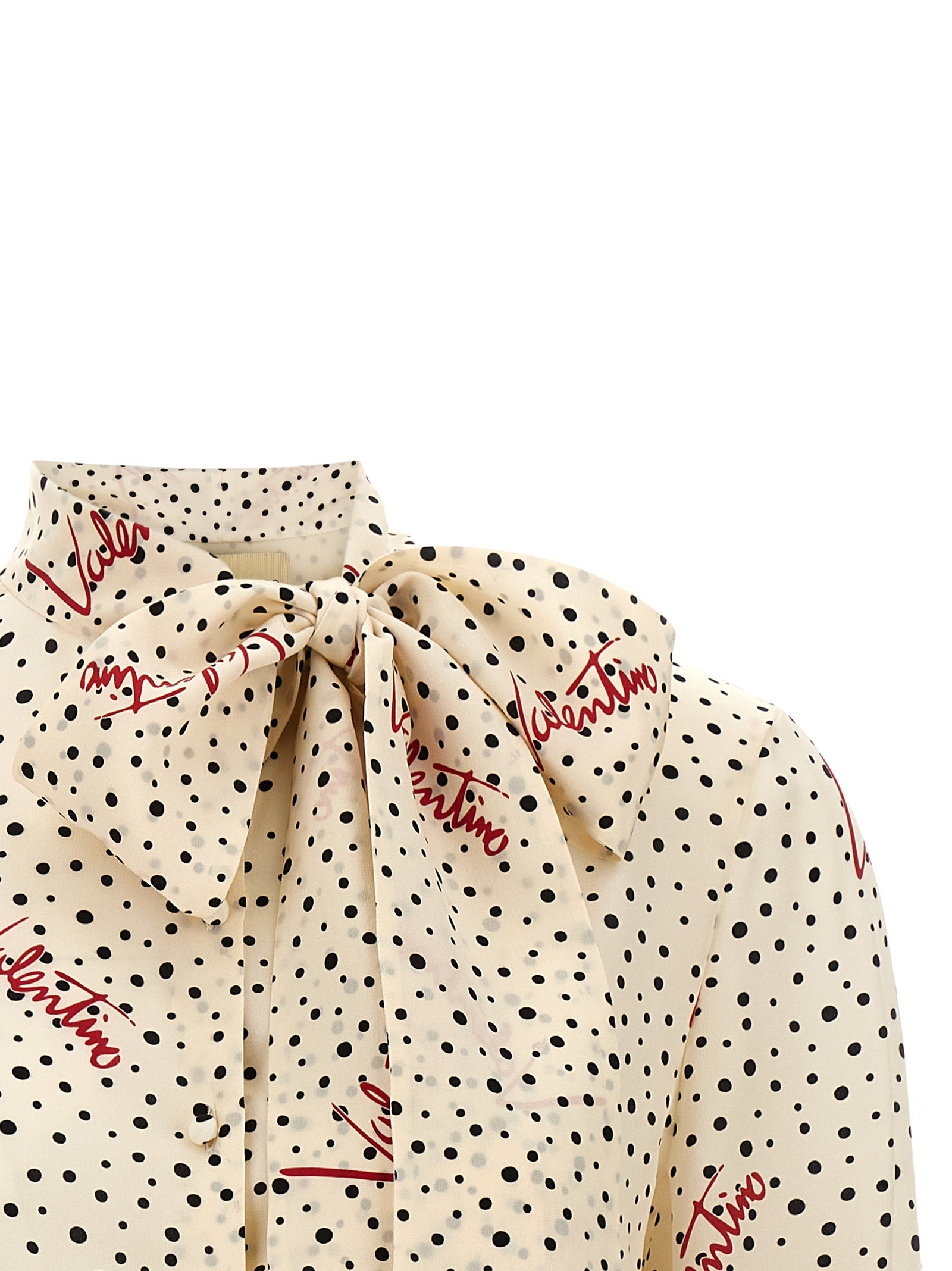 Valentino Garavani Mehrfarbige Seidenbluse