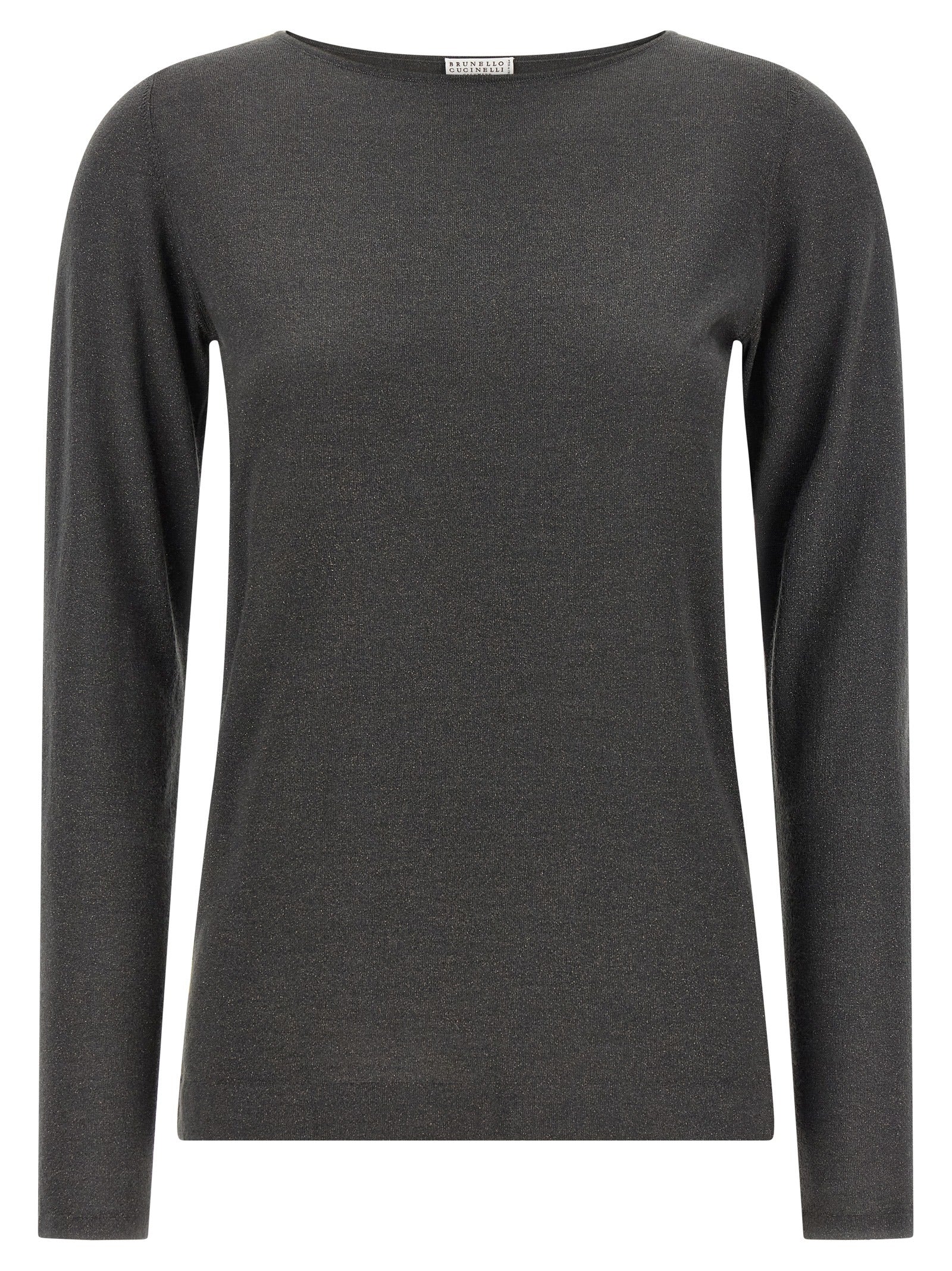 Brunello Cucinelli Grauer Kaschmir-Strickjacke