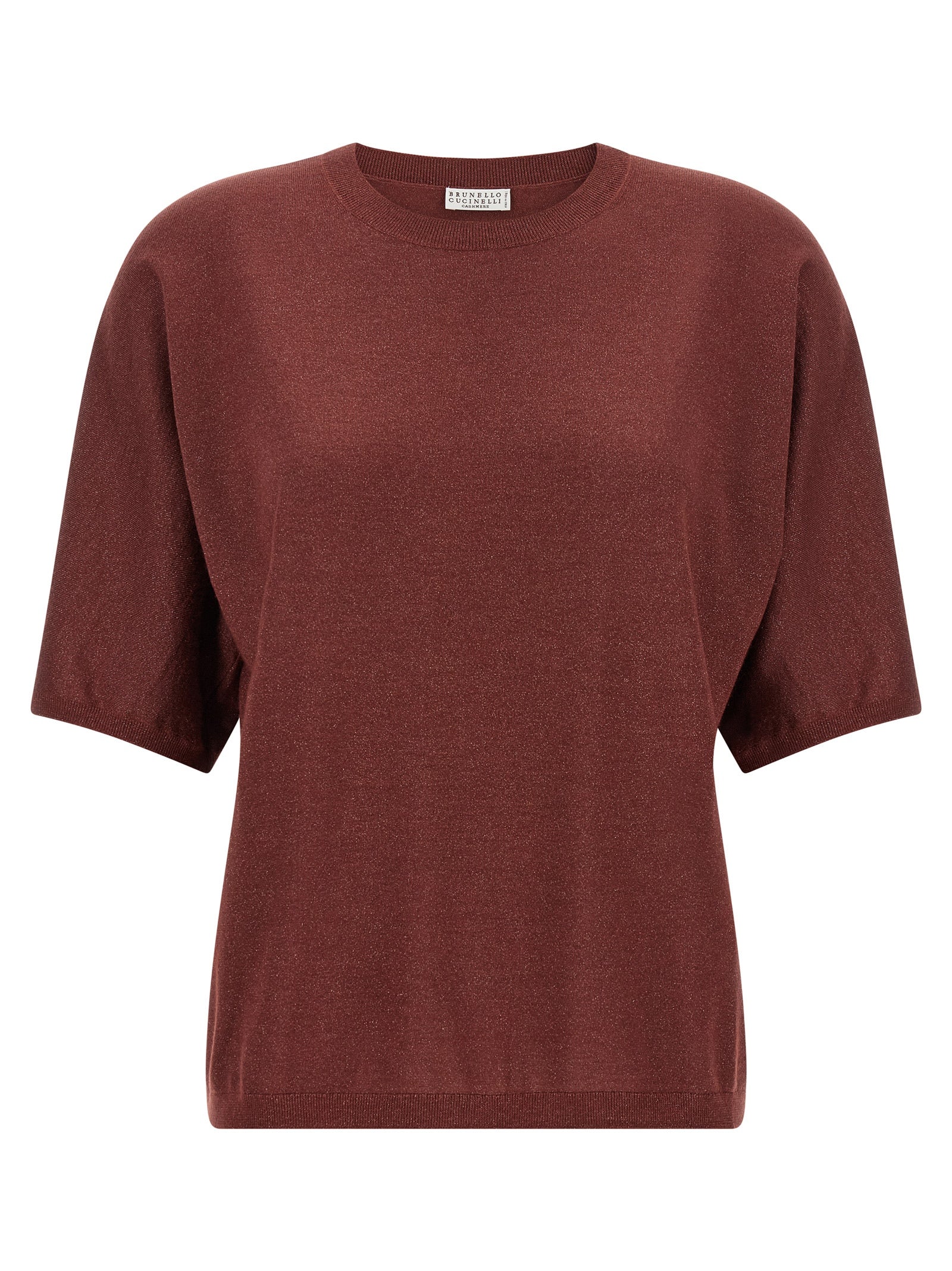 Brunello Cucinelli Kaschmir-Strickjacke in Bordeaux