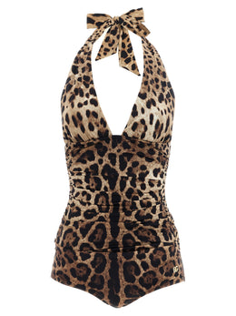 Dolce & Gabbana Brauner Einteiler aus Polyamid