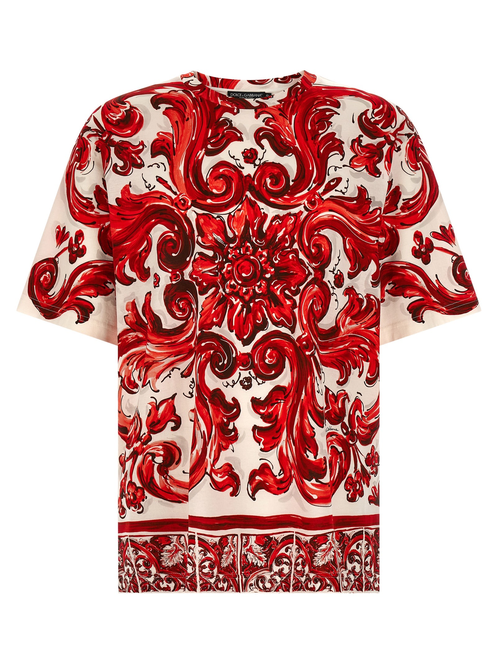 Dolce & Gabbana Mehrfarbiges Baumwoll-T-Shirt