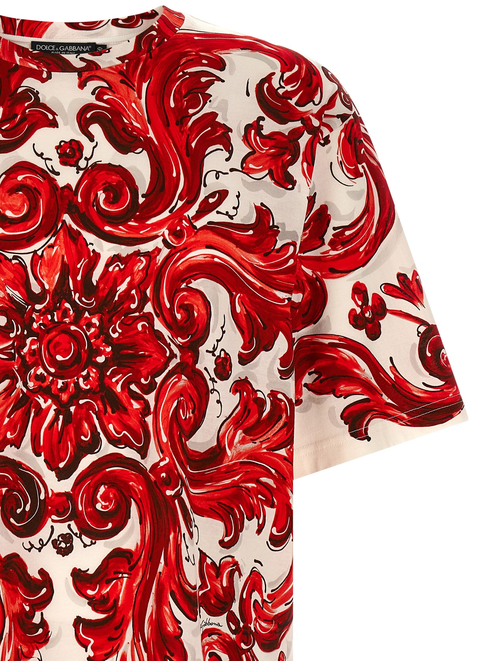 Dolce & Gabbana Mehrfarbiges Baumwoll-T-Shirt