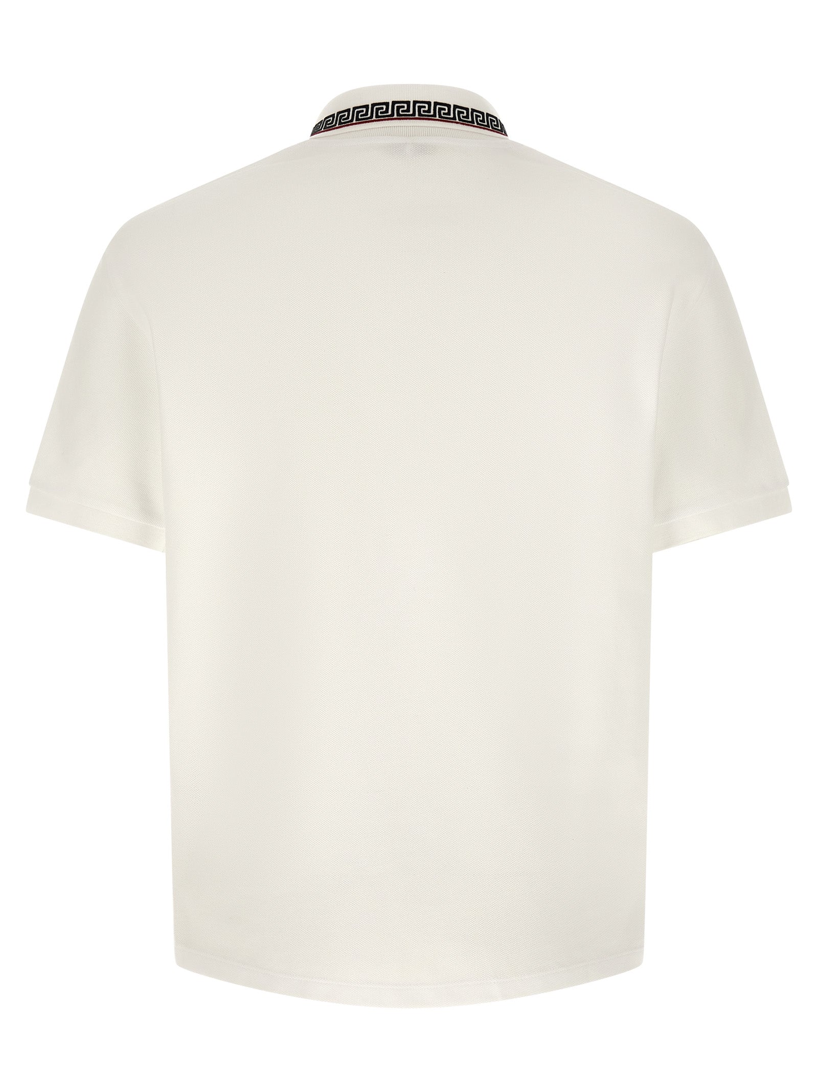 Versace Weißes Poloshirt aus Baumwolle