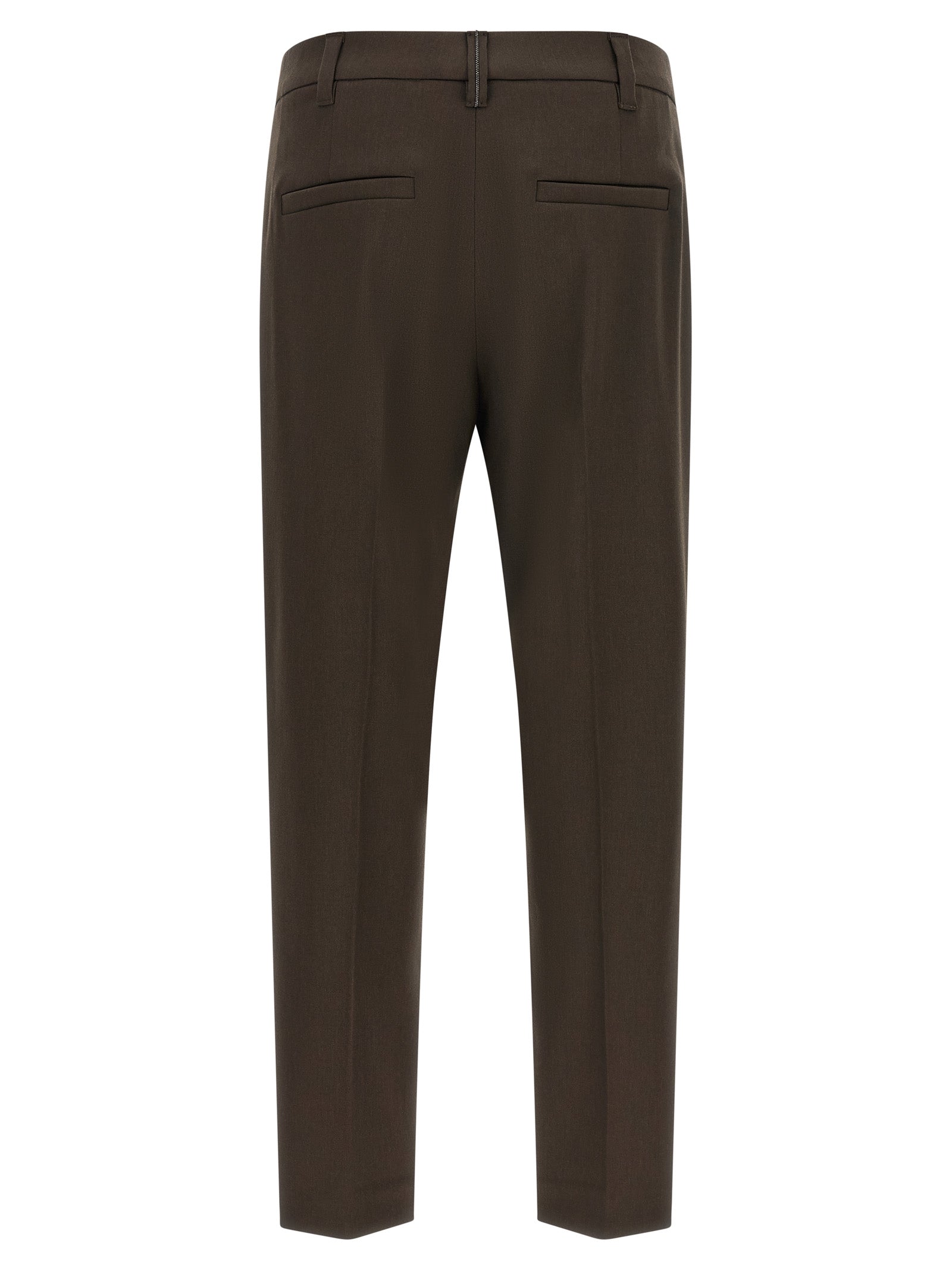 Brunello Cucinelli Braune Hose aus Schurwolle