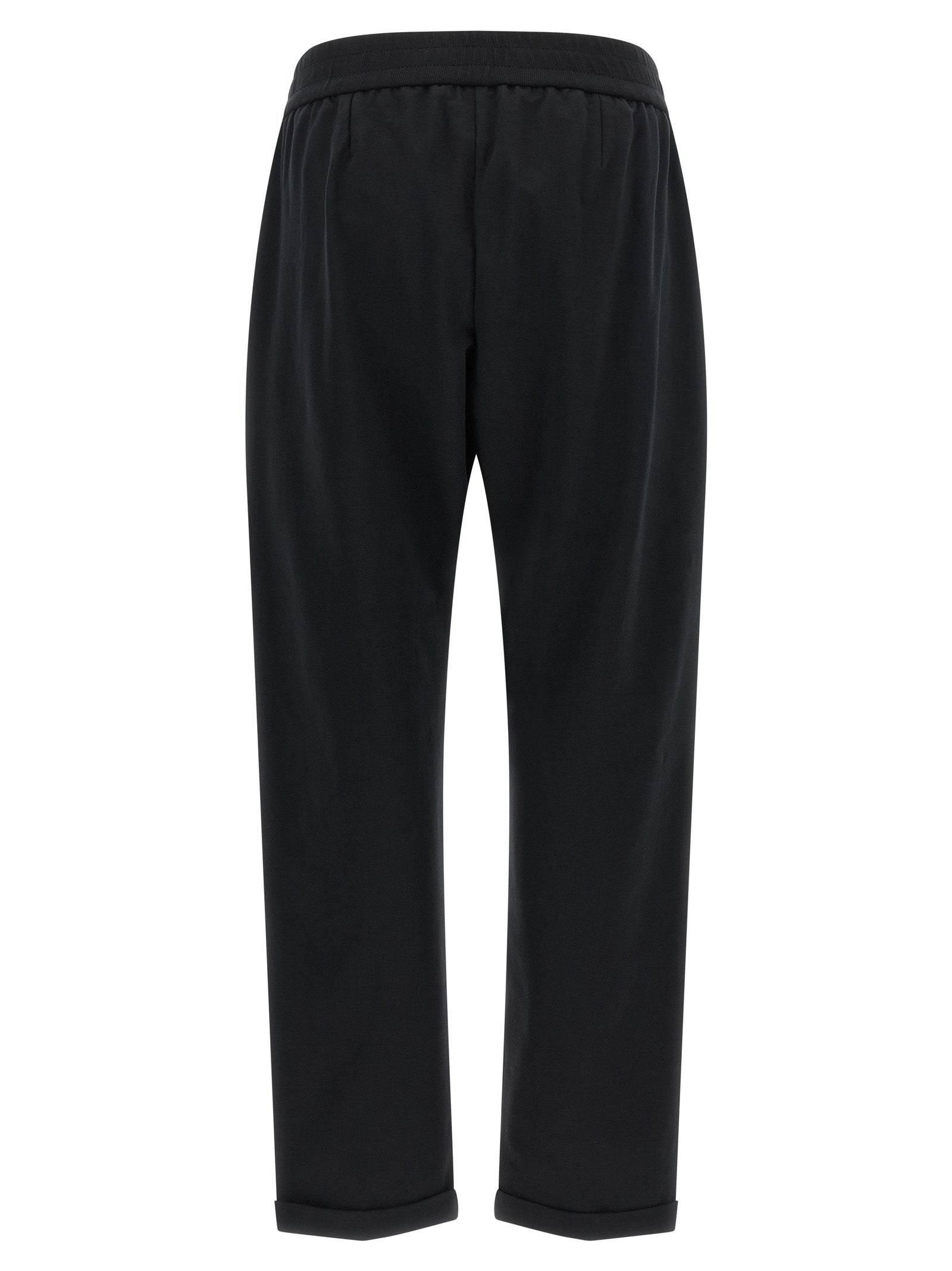 Brunello Cucinelli Schwarze Baumwoll-Jogginghose (Trainingshose)