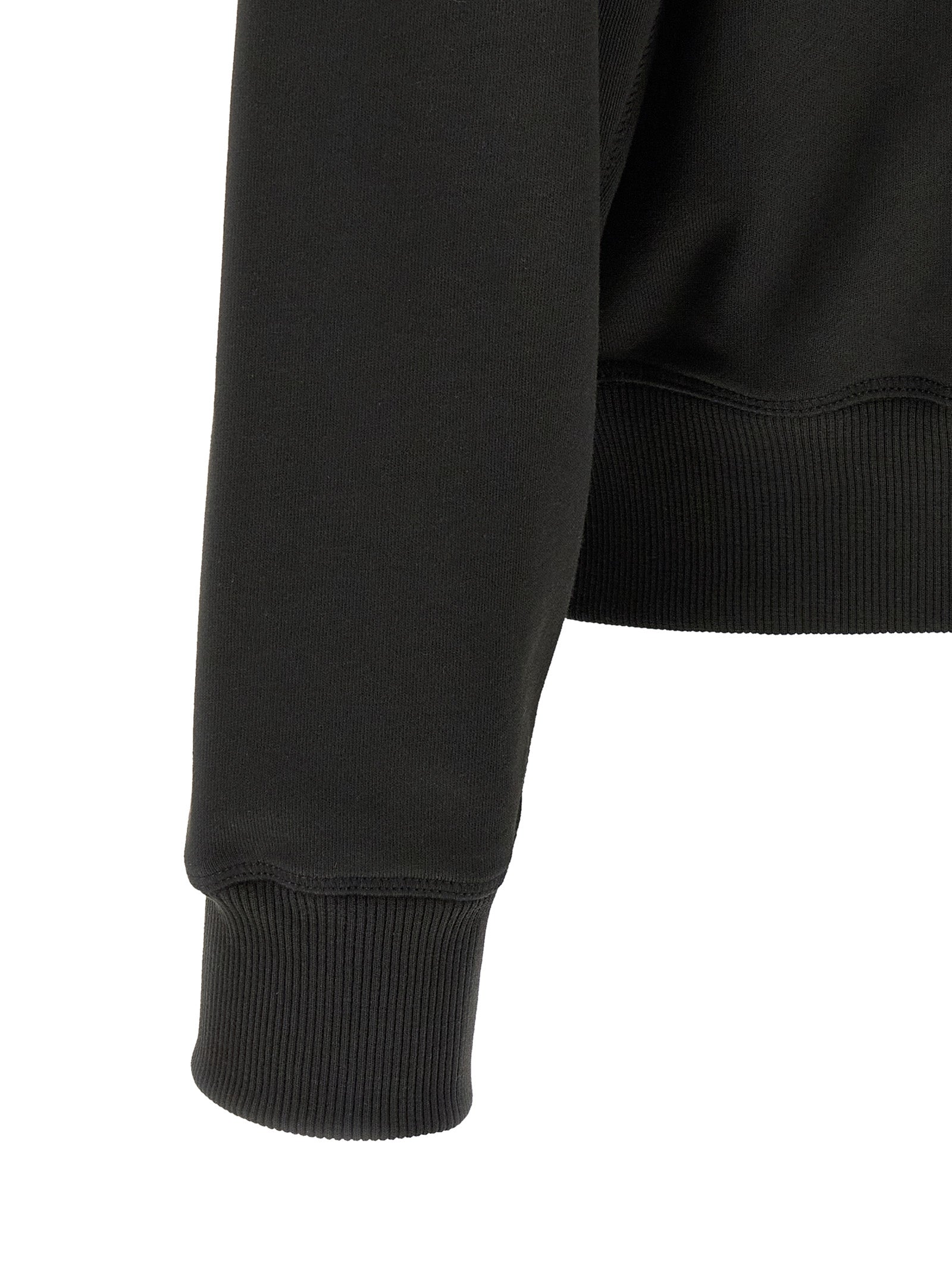 Diesel Schwarzer Baumwoll-Sweatshirt