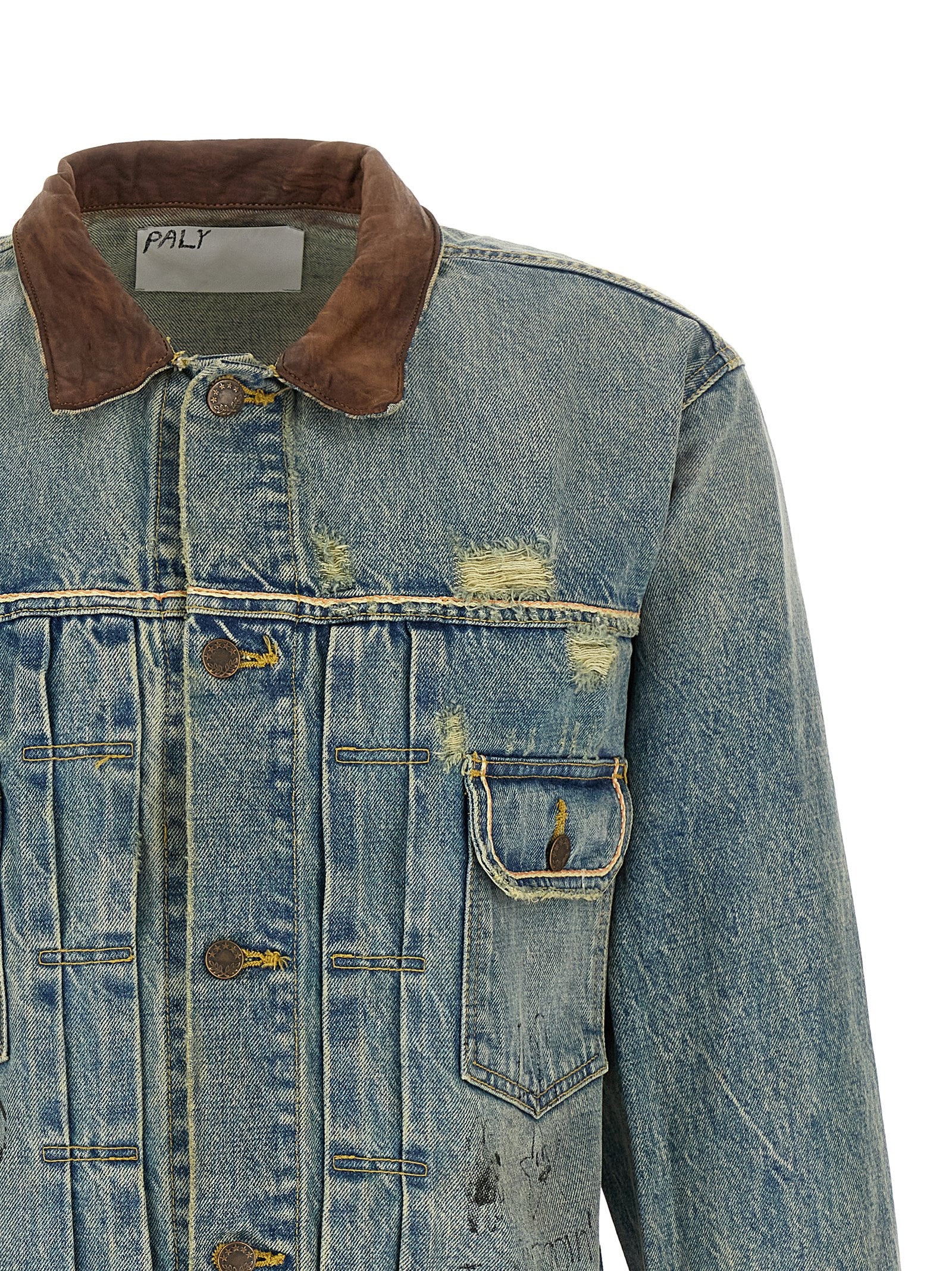 PALY Blaue Jeansjacke aus Baumwolle