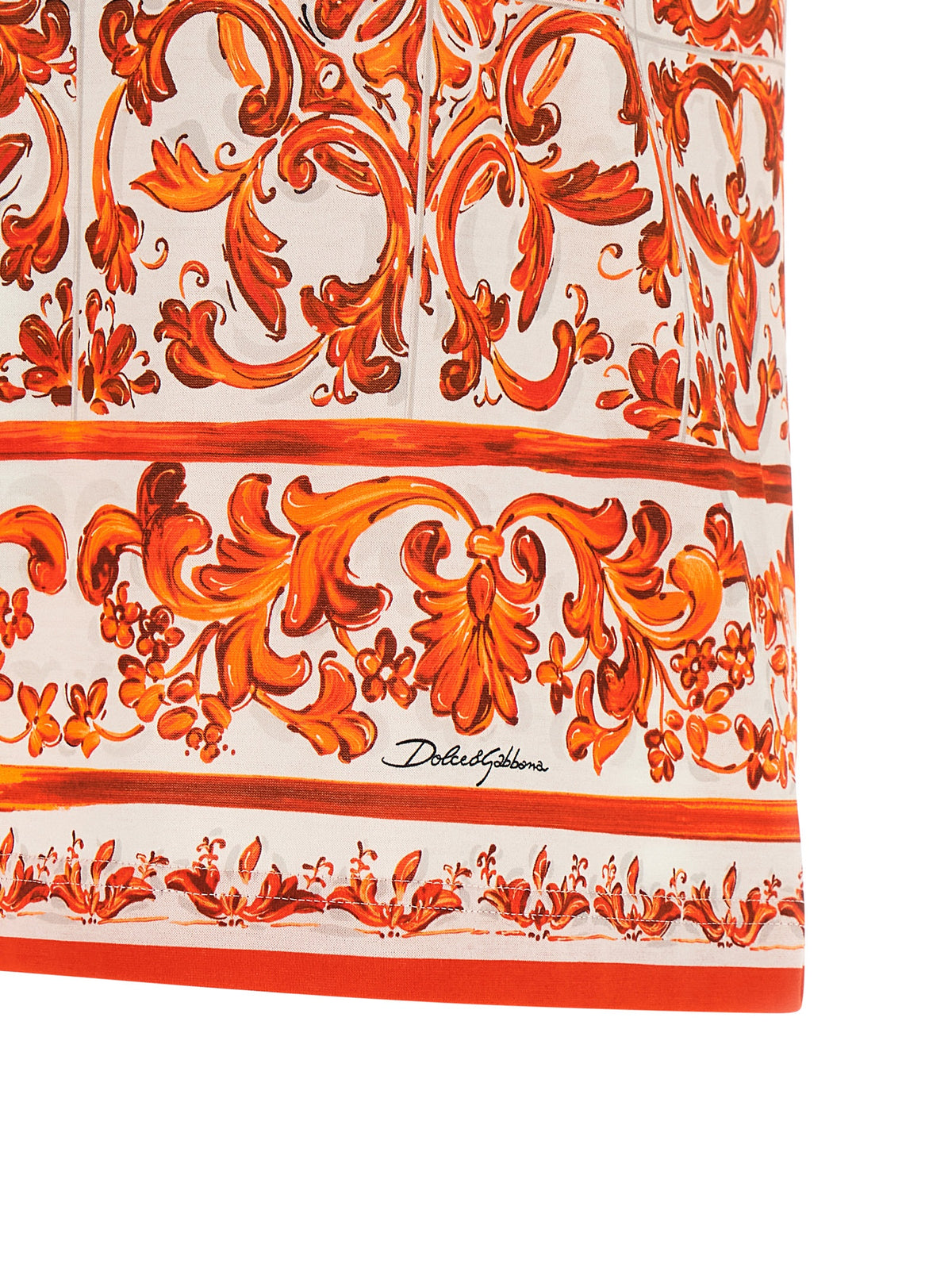 Dolce & Gabbana Orange Cotton T-Shirt
