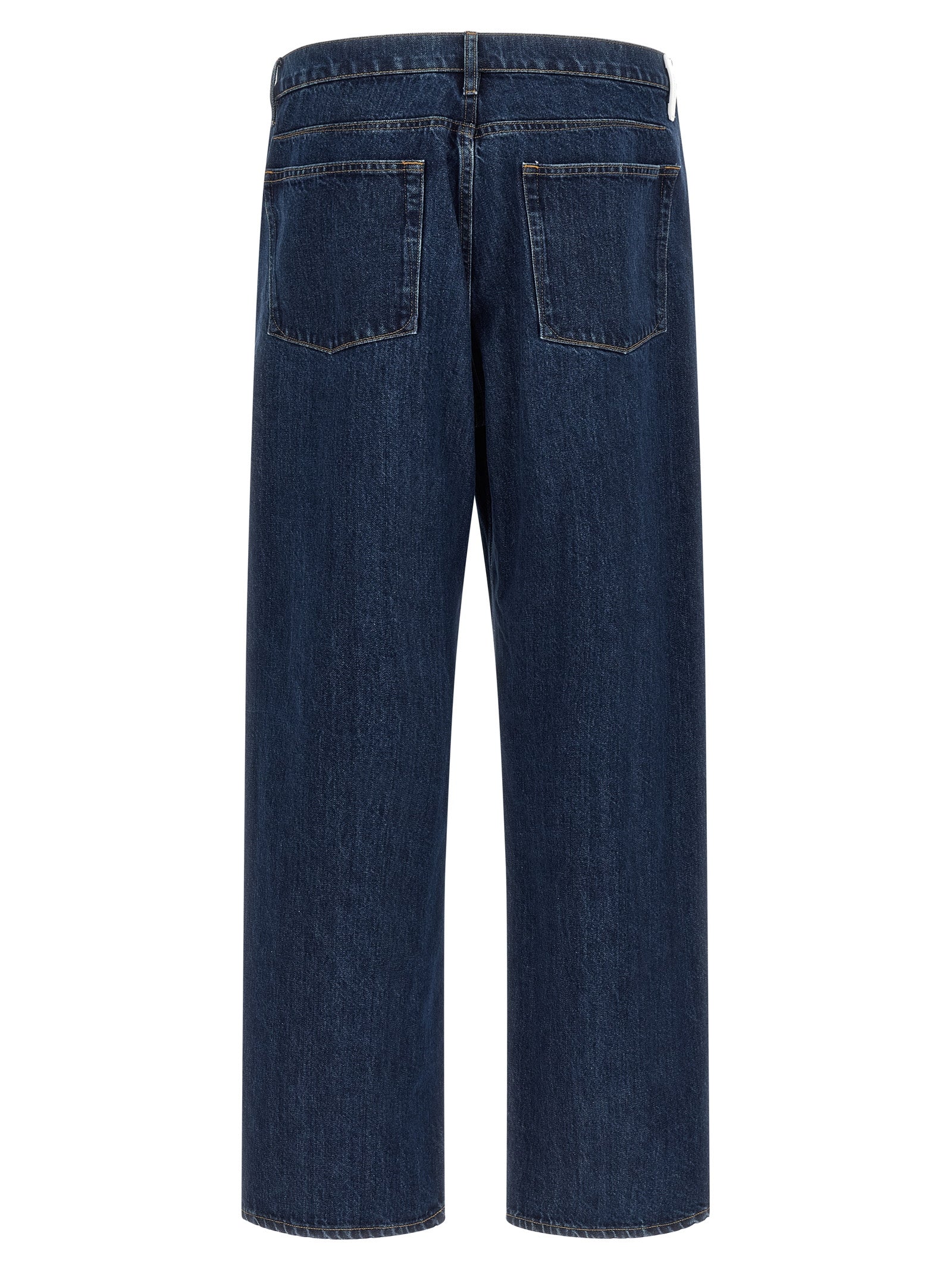 Jil Sander Blaue Jeans aus Baumwolle im geraden Schnitt