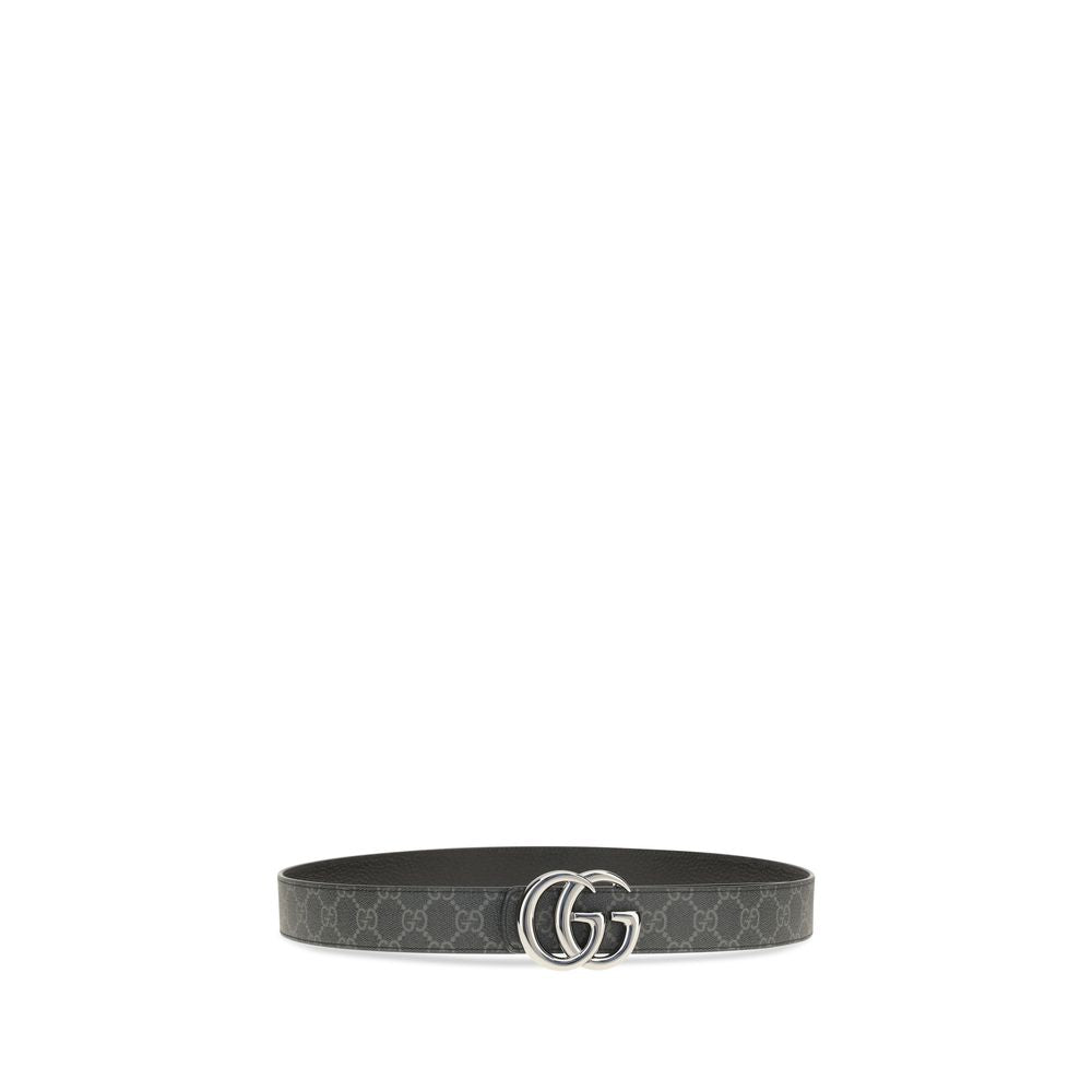 Gucci Schwarzer Kalbsleder Bos Taurus Regular Gürtel