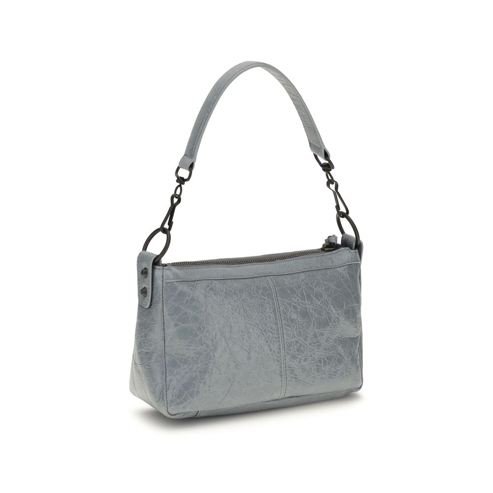 Balenciaga Graue Lammleder Schultertasche Ovis Aries Aries