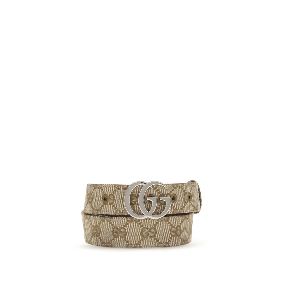 Gucci Beiger Gürtel aus Stoff, Regular Fit