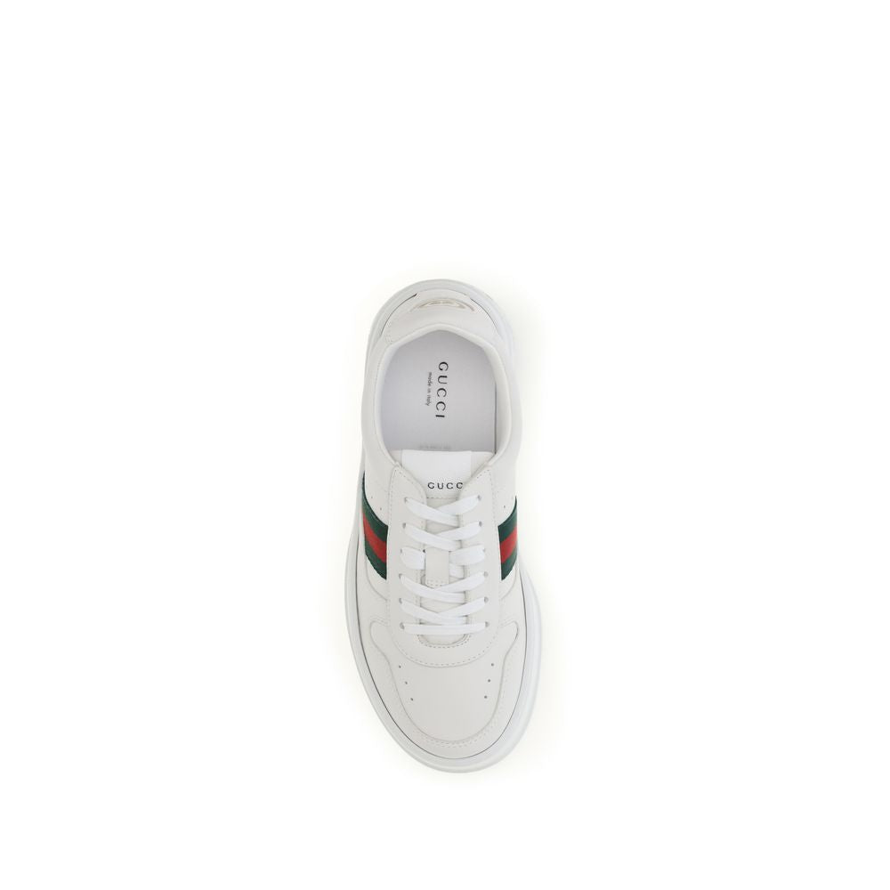 Gucci Weiße Kalbsleder Bos Taurus Chunky Sneaker