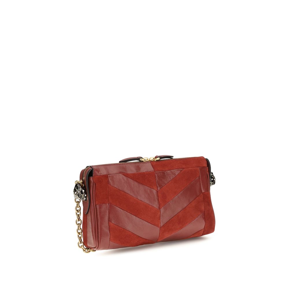 Valentino Garavani Multicolor Calf Leather Bos Taurus Schultertasche