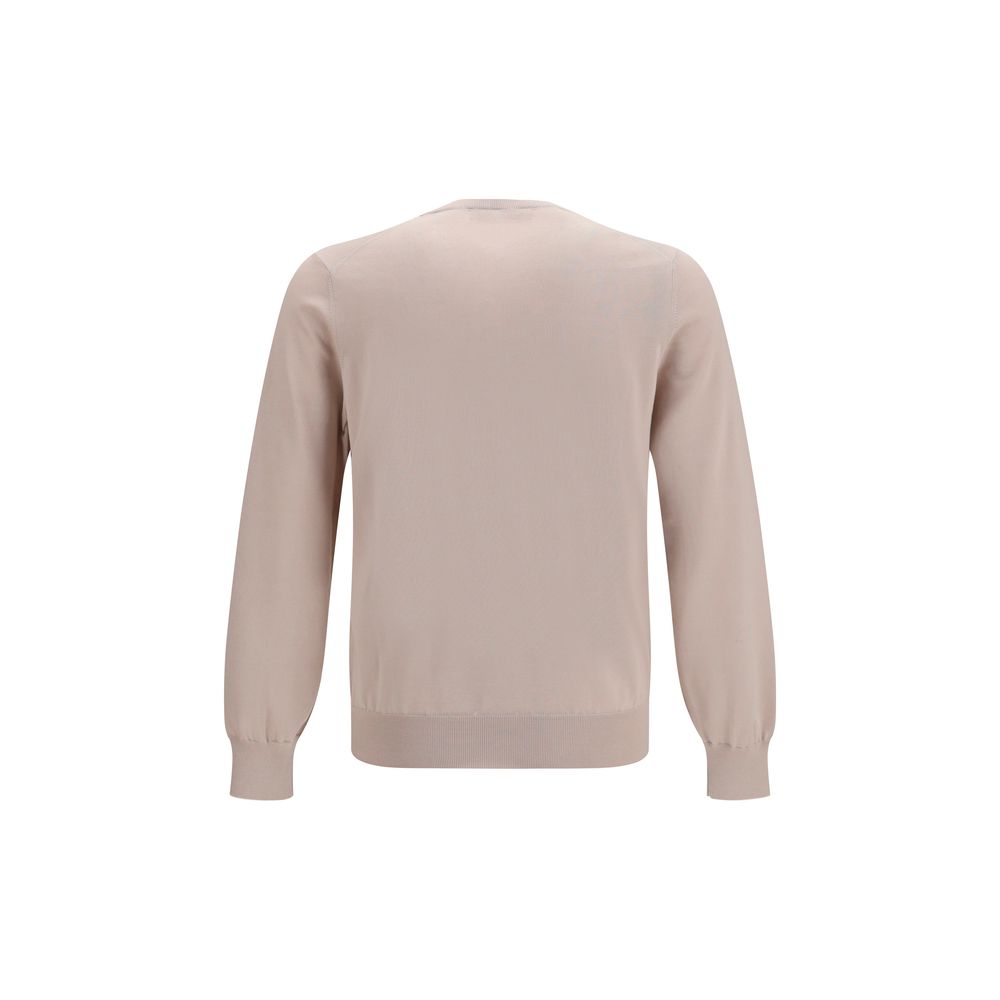 Brunello Cucinelli Beige Baumwoll-Sweatshirt