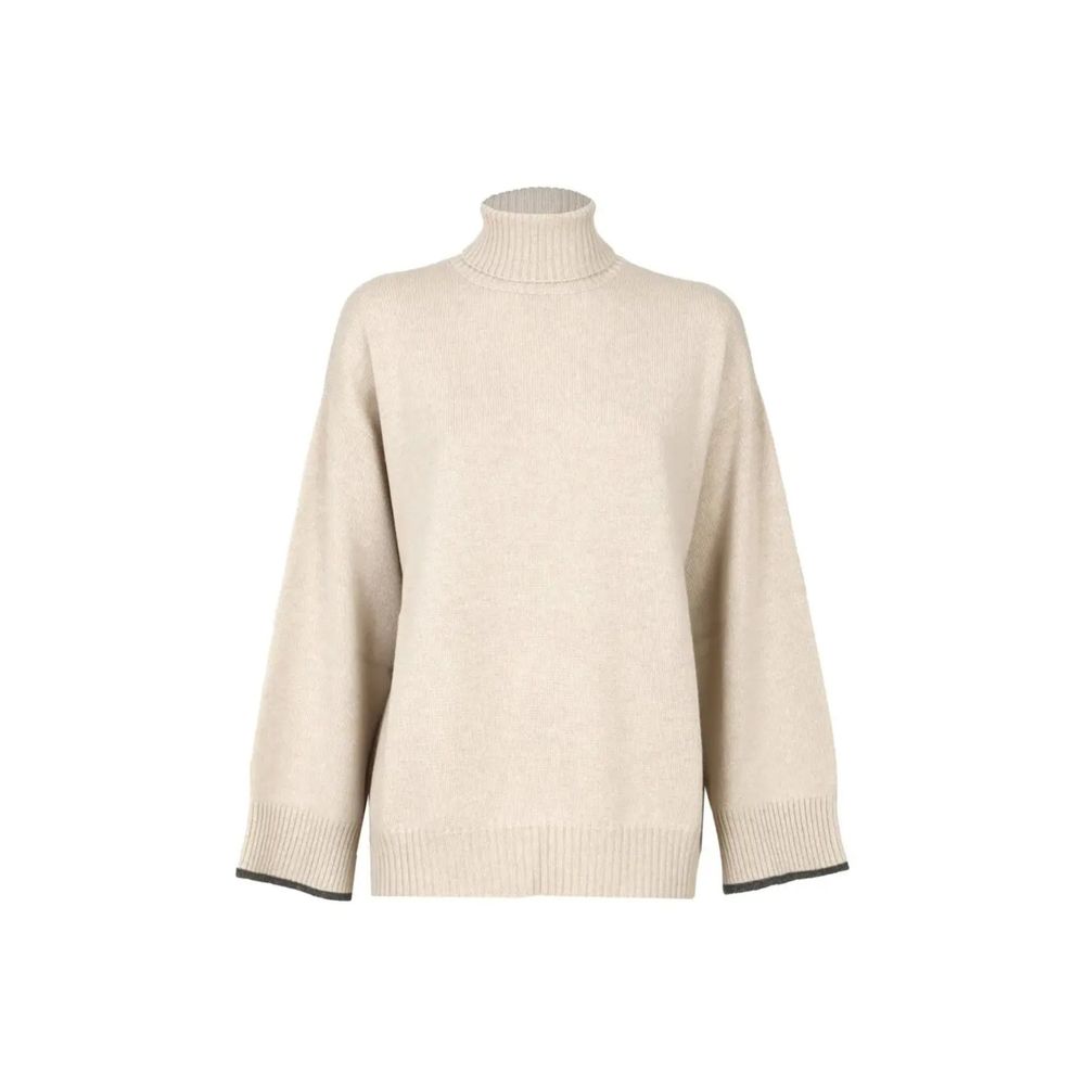 Brunello Cucinelli Beiger Kaschmirpullover