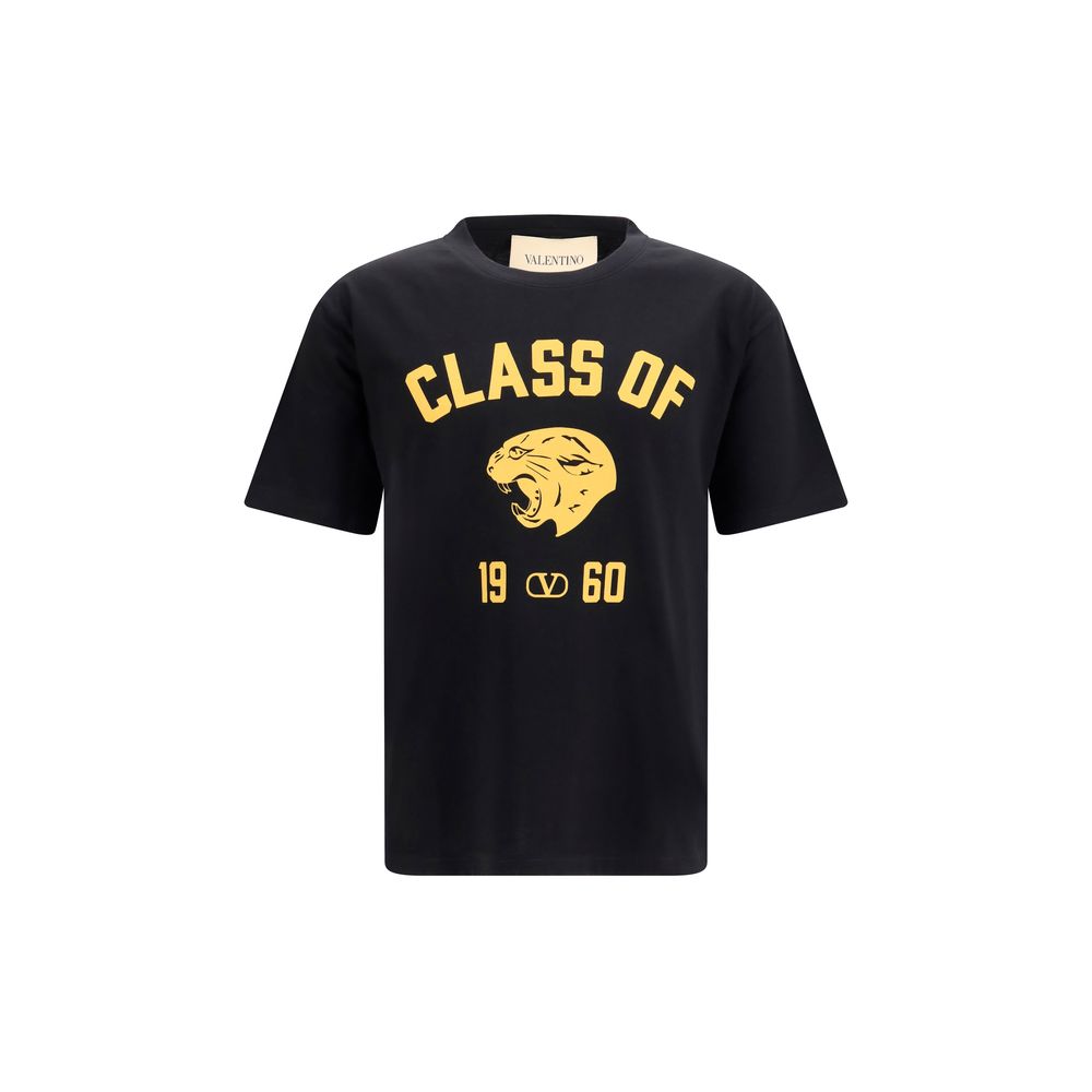 Valentino Garavani Schwarzes Baumwoll-T-Shirt