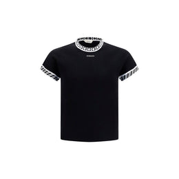 Versace Schwarzes Baumwoll-T-Shirt