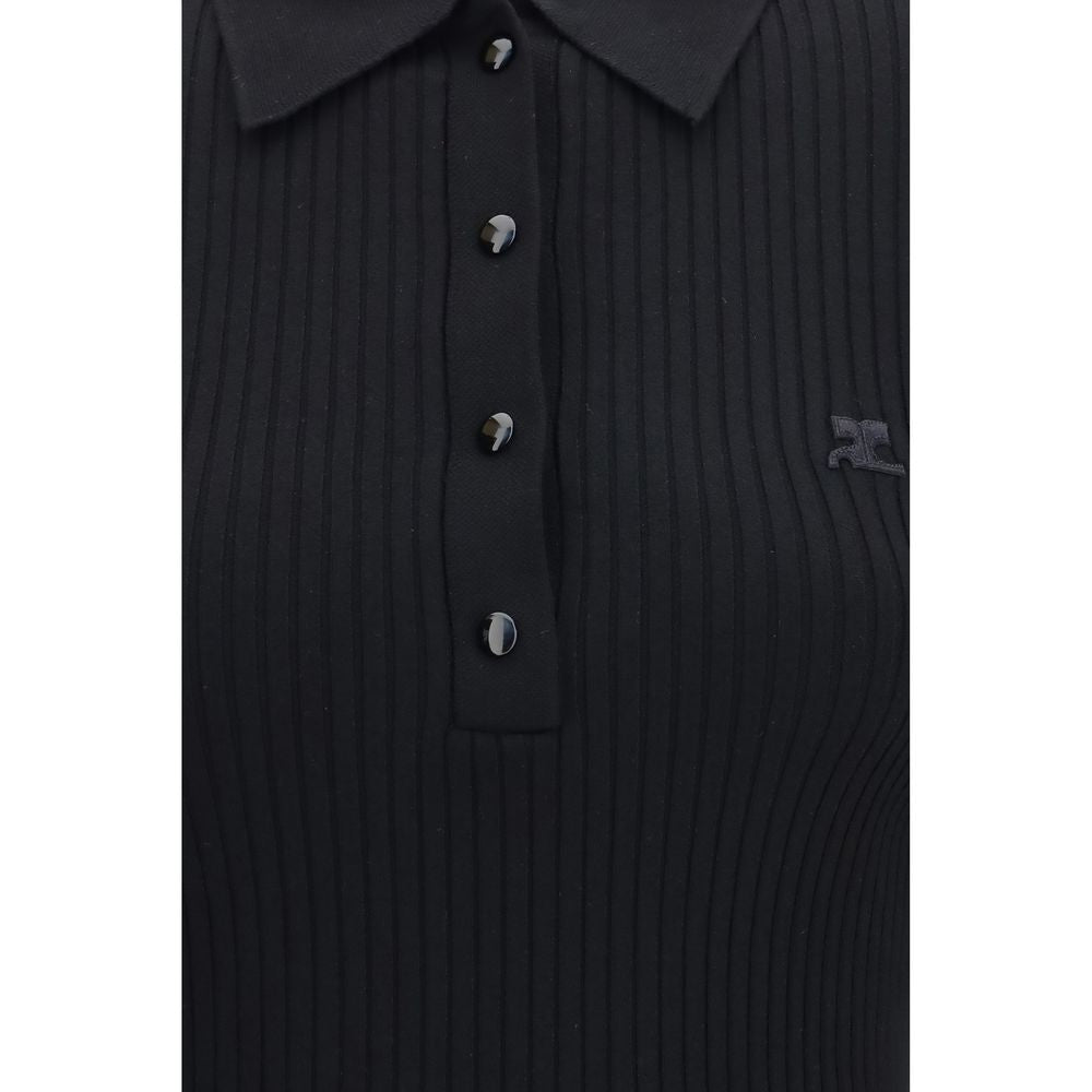Courrèges Schwarzes Hemd aus Viskose